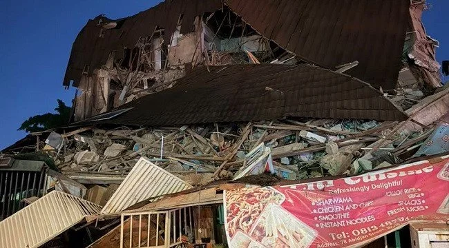 Three-Storey Building Collapses in Abuja’s Wuse Zone 4 After FCTA Sealing