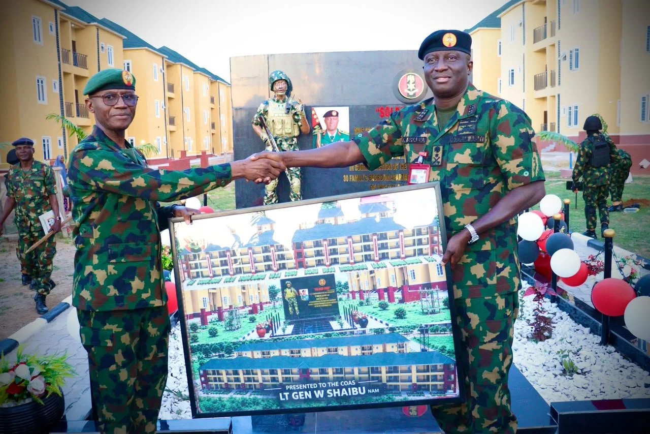 Army Commissions 30 Family Housing Units in Kaduna to Ease Accommodation Pressure