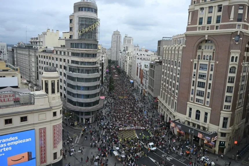 Spain’s Housing Crisis Deepens as Tens of Thousands Protest Rising Rents
