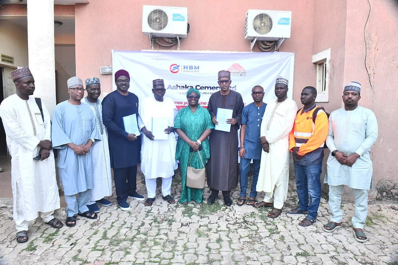 Ashaka Cement Signs Five Year Deal to Fund Roads, Schools and Healthcare in Gombe