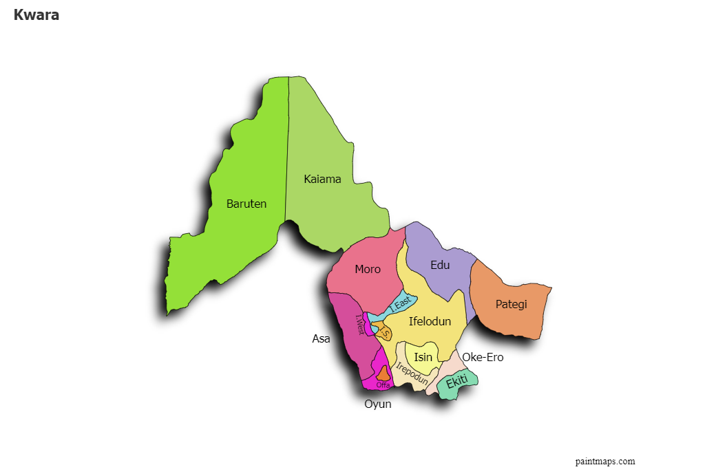 kwara map