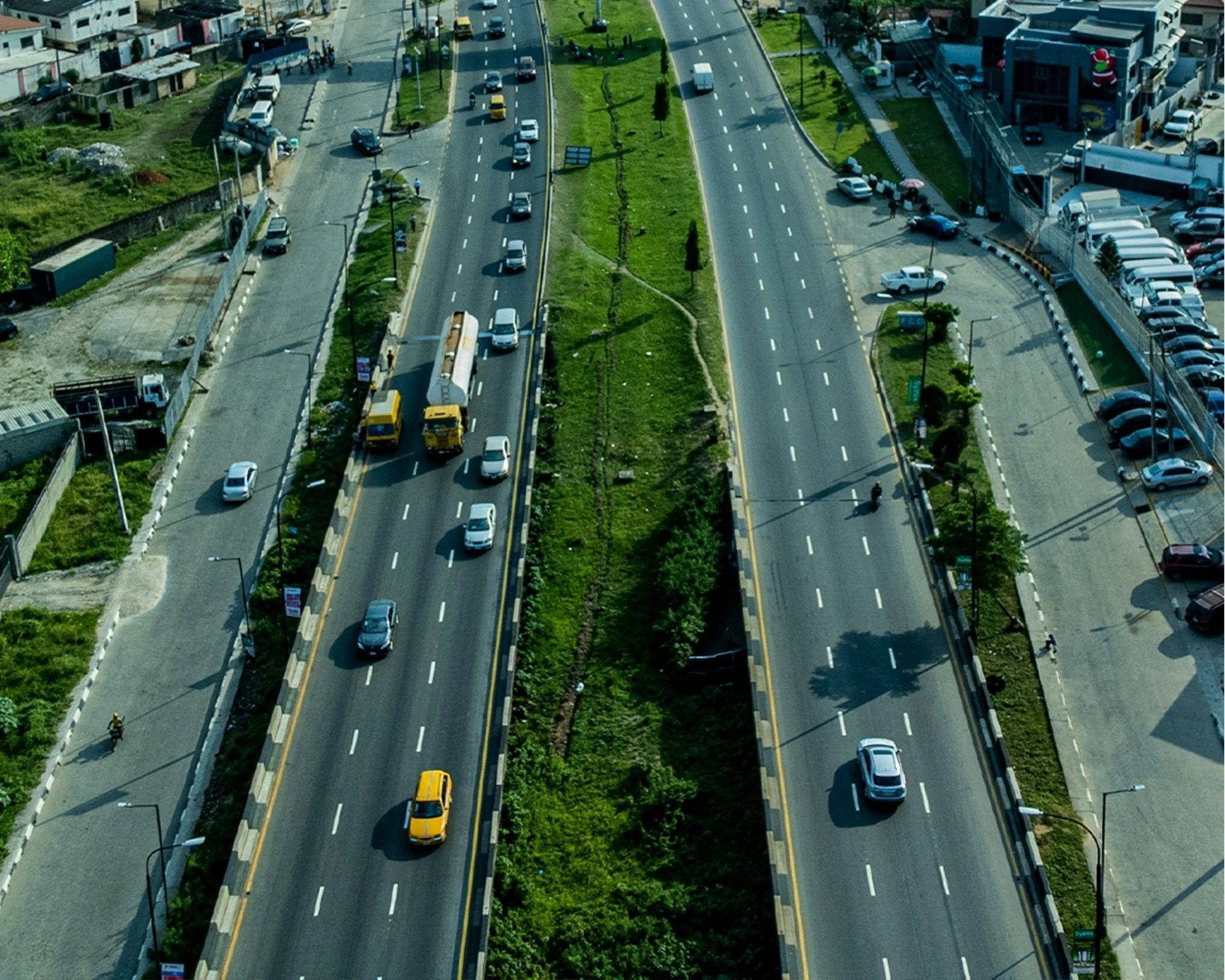 Aerial view of lagos