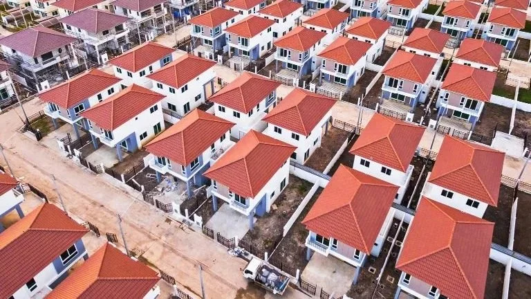 aerial-view-housing-estate-shot-from-drone