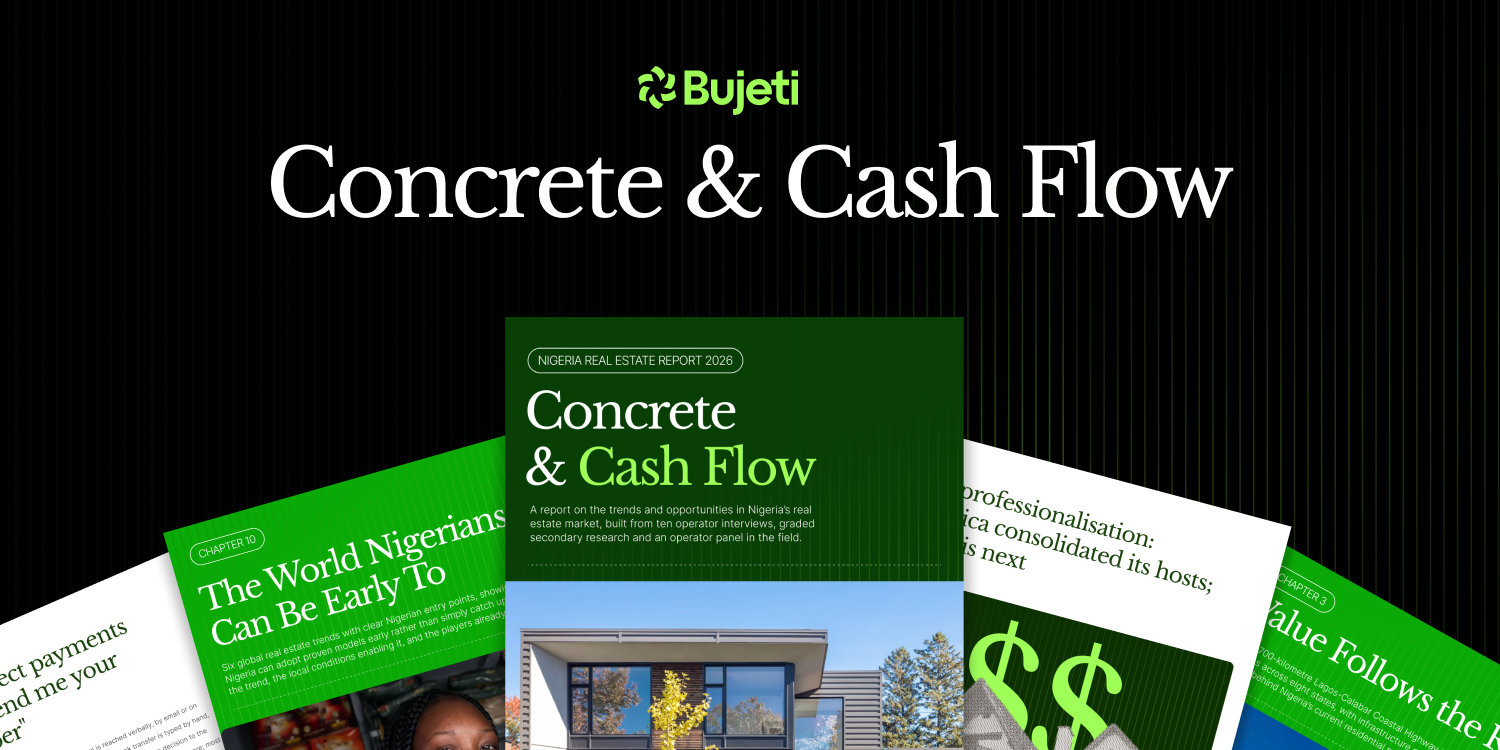 NHM Partners Bujeti to Launch Concrete &amp; Cash Flow, a premium report on Nigeria’s real estate market
