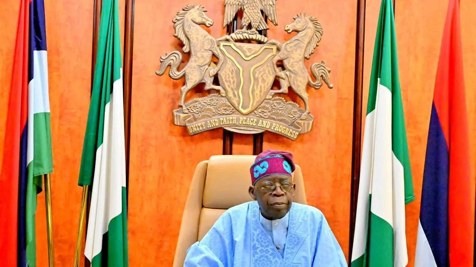Tinubu in Aso rock