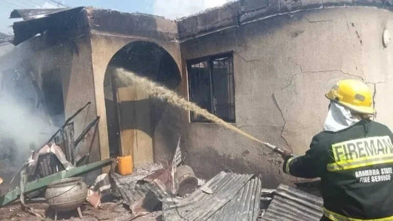 Power-Surge-Triggers-Fire-Outbreak-at-Ilorin-Housing-Estate