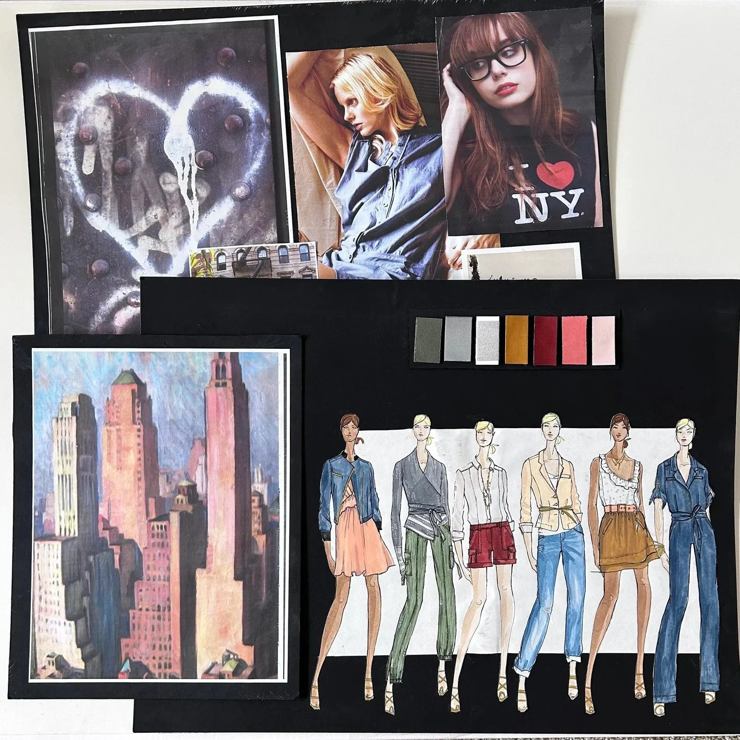 I got the job. 😉

This was the design project I created while interviewing with NY &amp; Company.

Part of the interview process for many fashion design roles involves presenting the type of work you would create for that brand. Every company serves