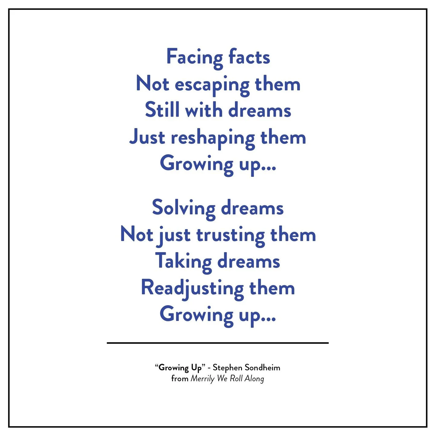 I was listening to Amy Poehler&rsquo;s podcast @goodhangwithamy on a walk the other day, one of the few podcasts that has stuck now that I mostly listen to music or just&hellip; nothing.

In her episode with Jonathan Groff, she asked if there was a l
