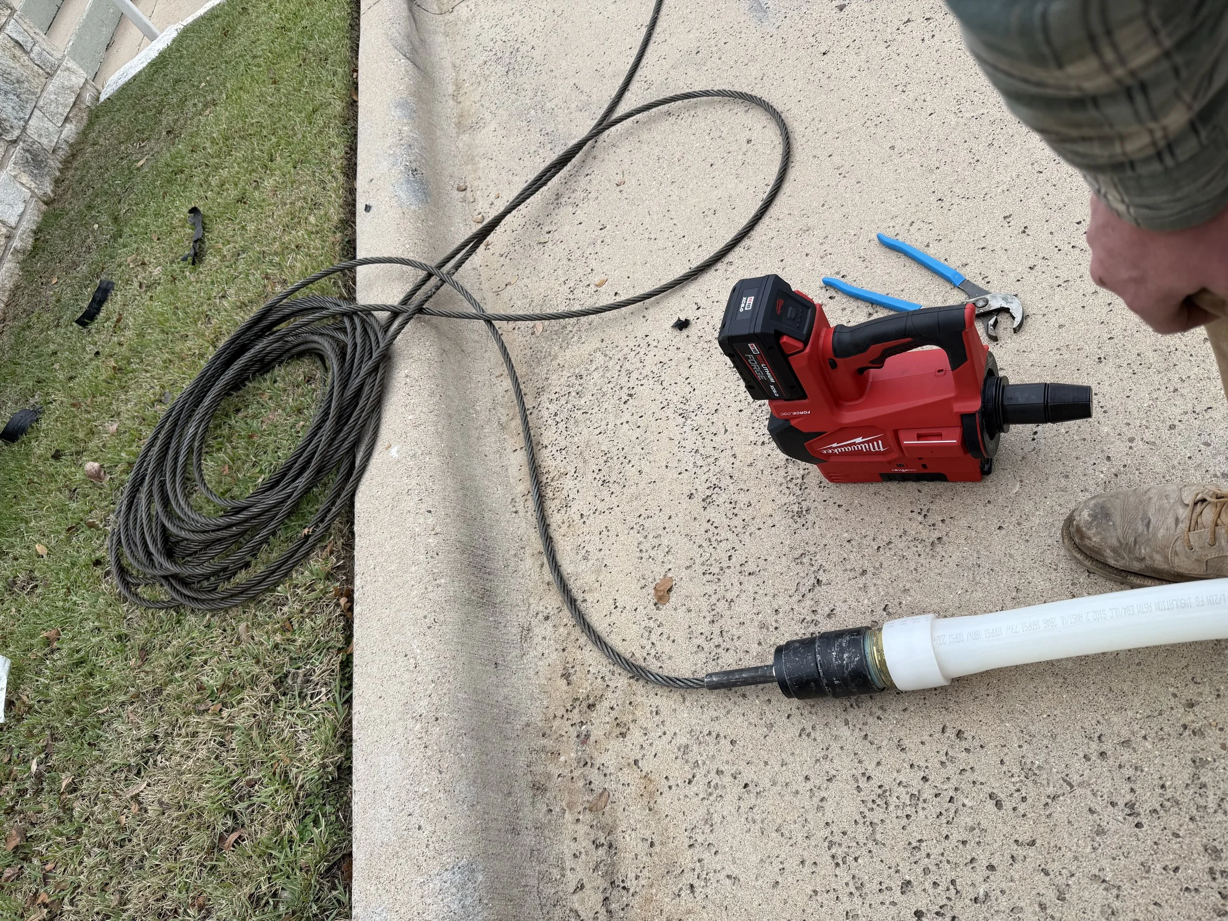 Service Line Pipe Pulling