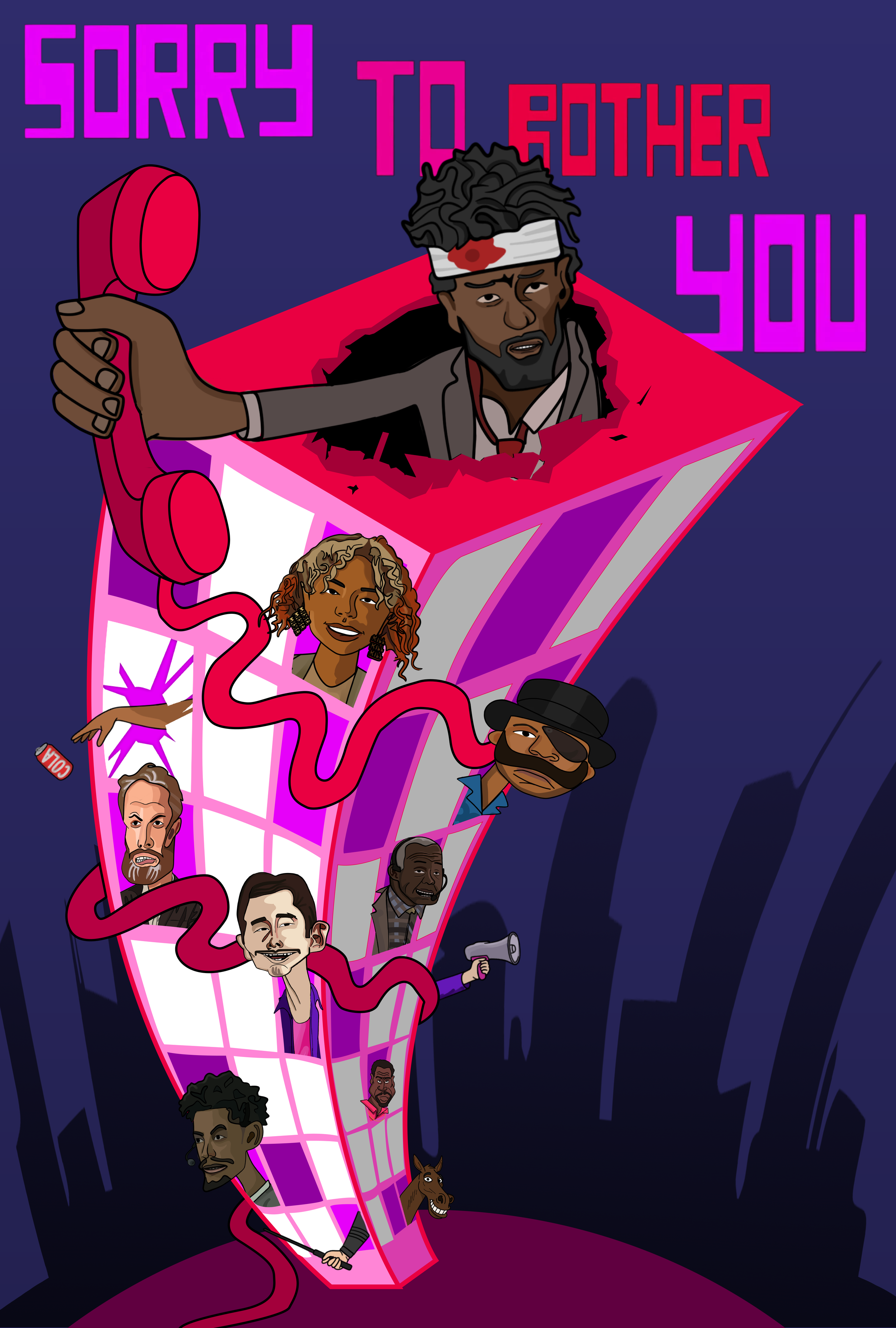 Spec Ensemble Poster for Sorry to Bother You (2018)