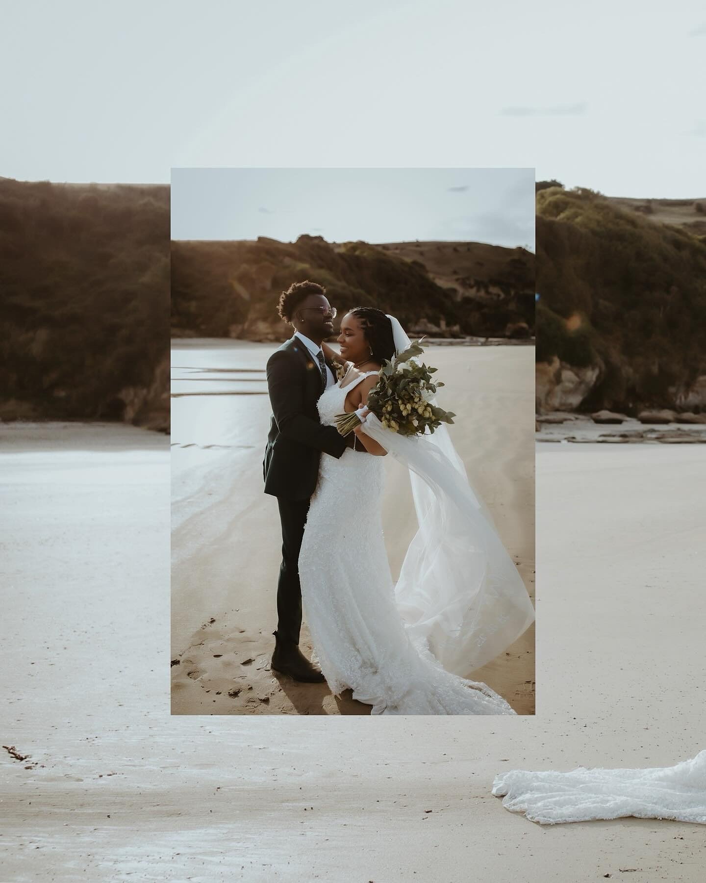A veil full of shimmer and sparkle. Stitched with &lsquo;Mrs Kenyi&rsquo; and a date they&rsquo;ll never forget ✨