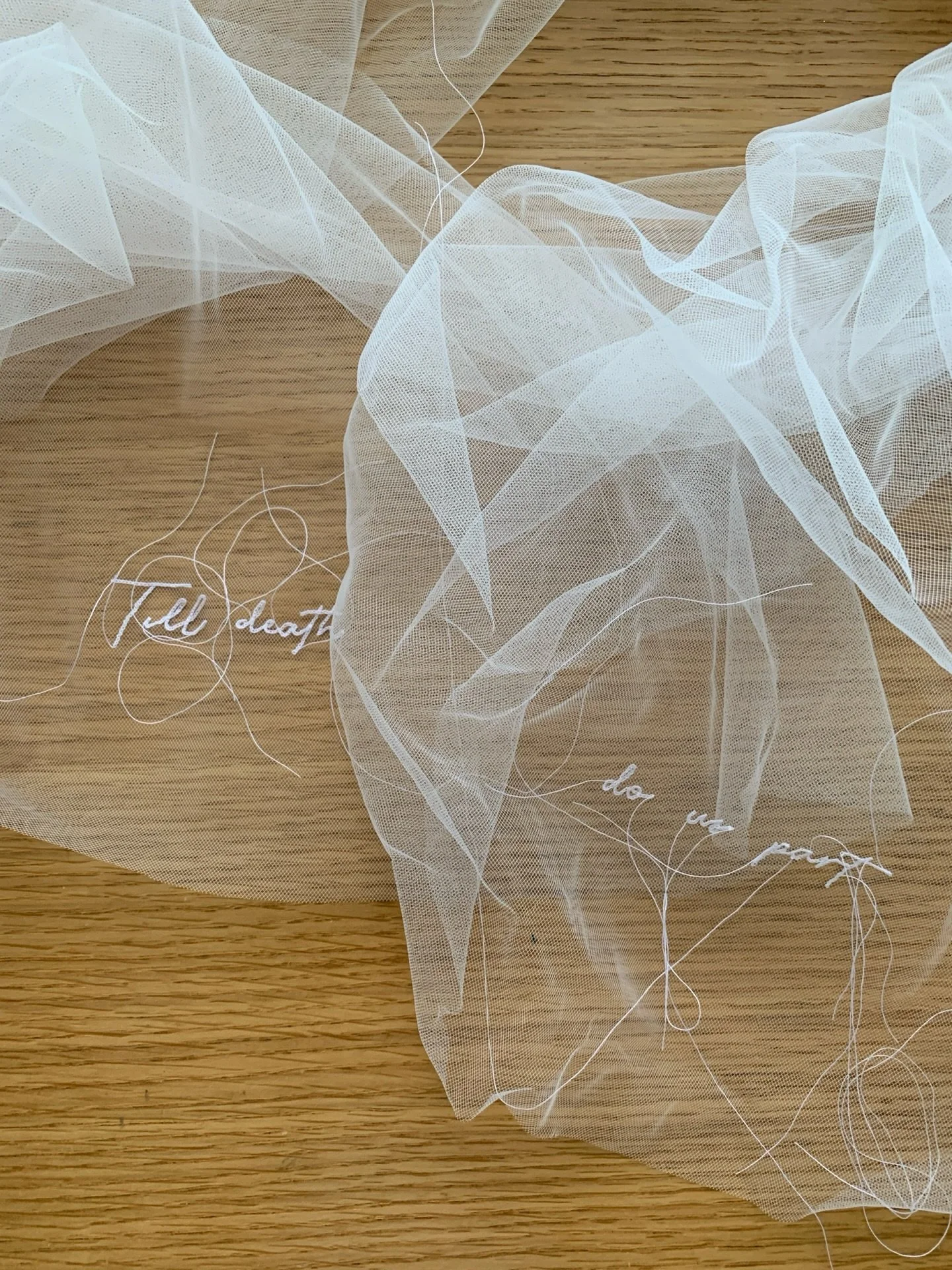 Messages stitched into the fabric of your wedding day