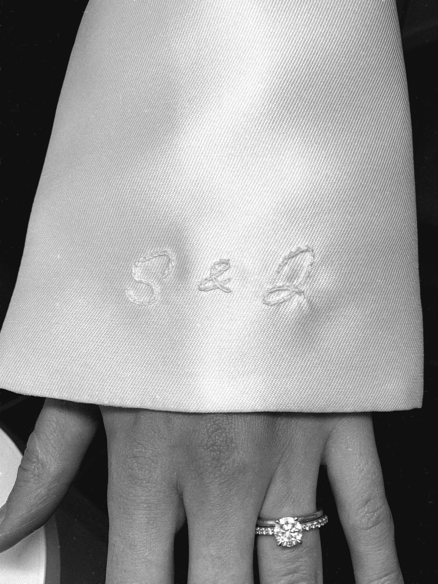 Something just for them, stitched into the sleeve.

A small detail, but one that feels incredibly personal.

Initials, hidden from view, but always there.

It&rsquo;s one of those pieces that isn&rsquo;t for anyone else.

Just the two of you.

If you