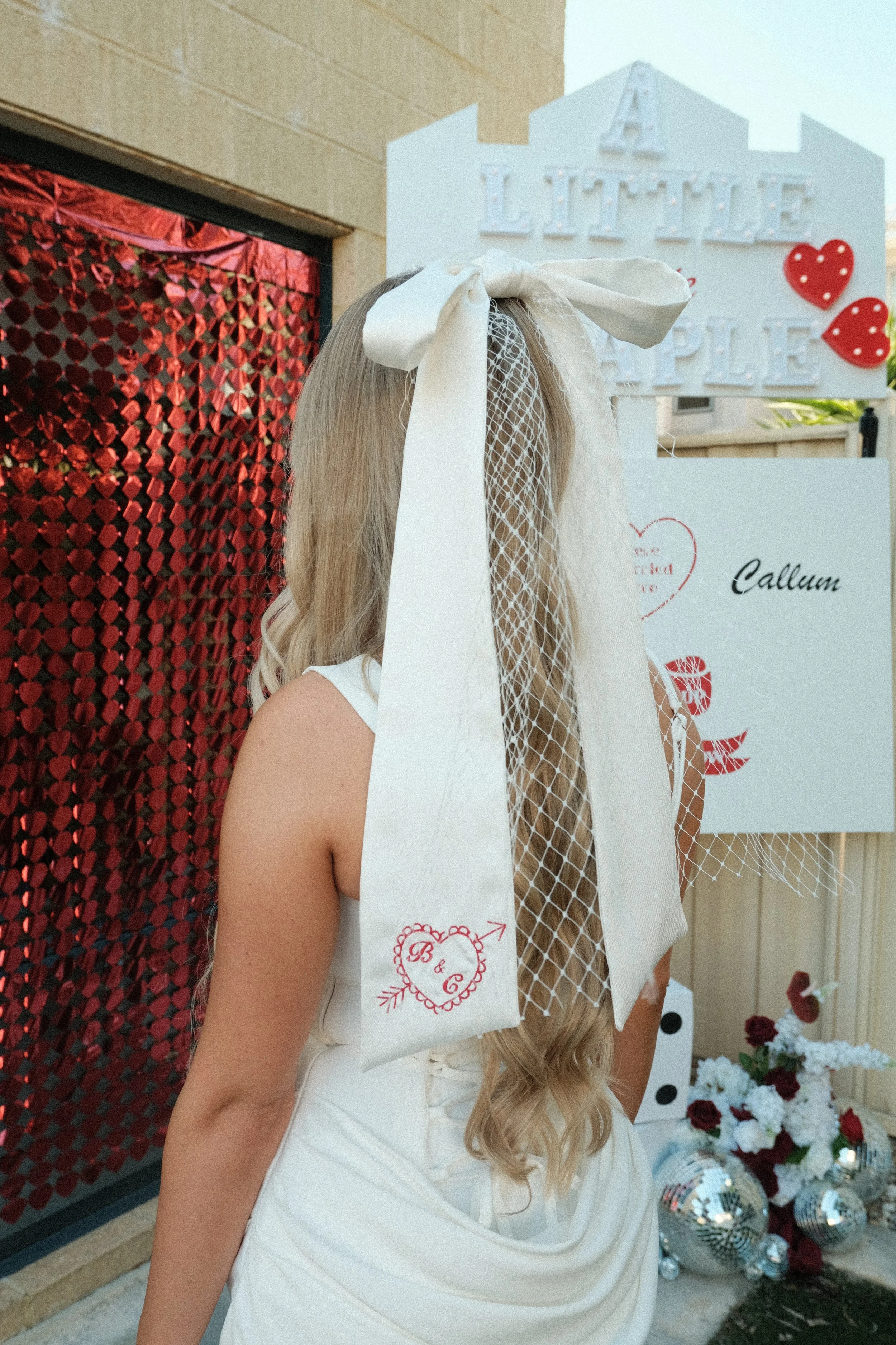 Cupid’s Heart Hair Bow