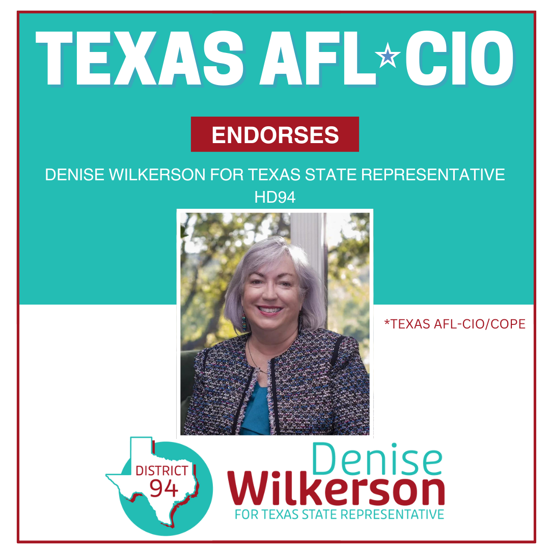 Texas AFLCIO endorsement