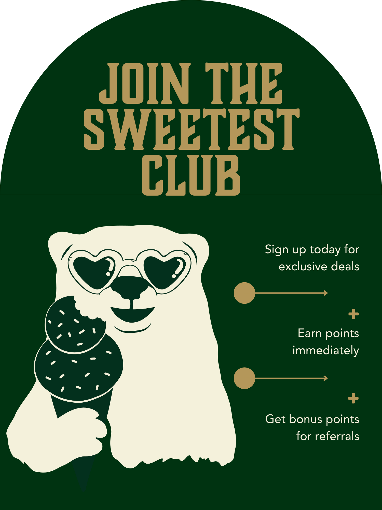 Loyalty Club Polar Dessert Bar