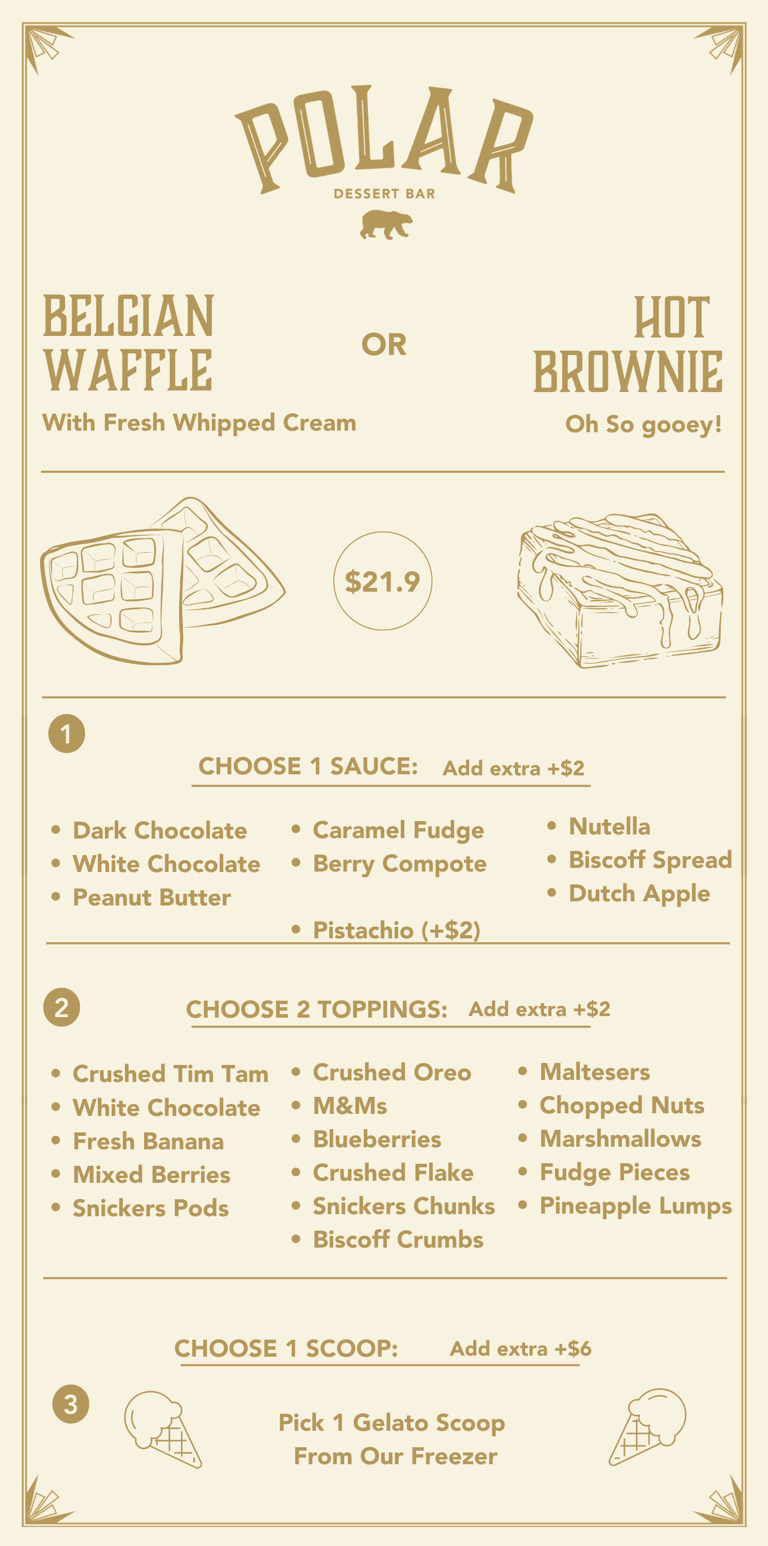 Waffles Brownies Tauranga Mount Maunganui