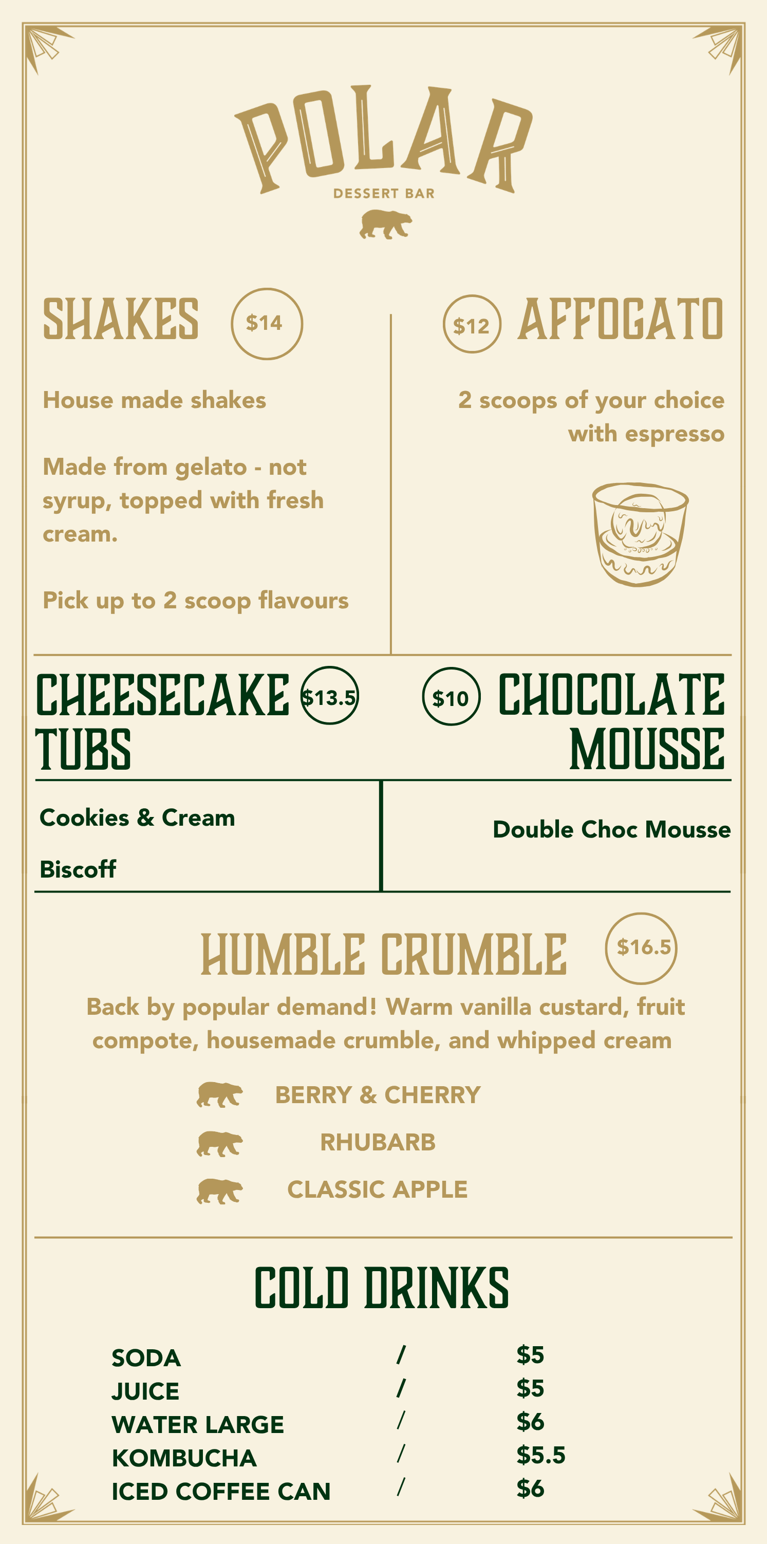 Shakes Crumble Tauranga Mount Maunganui