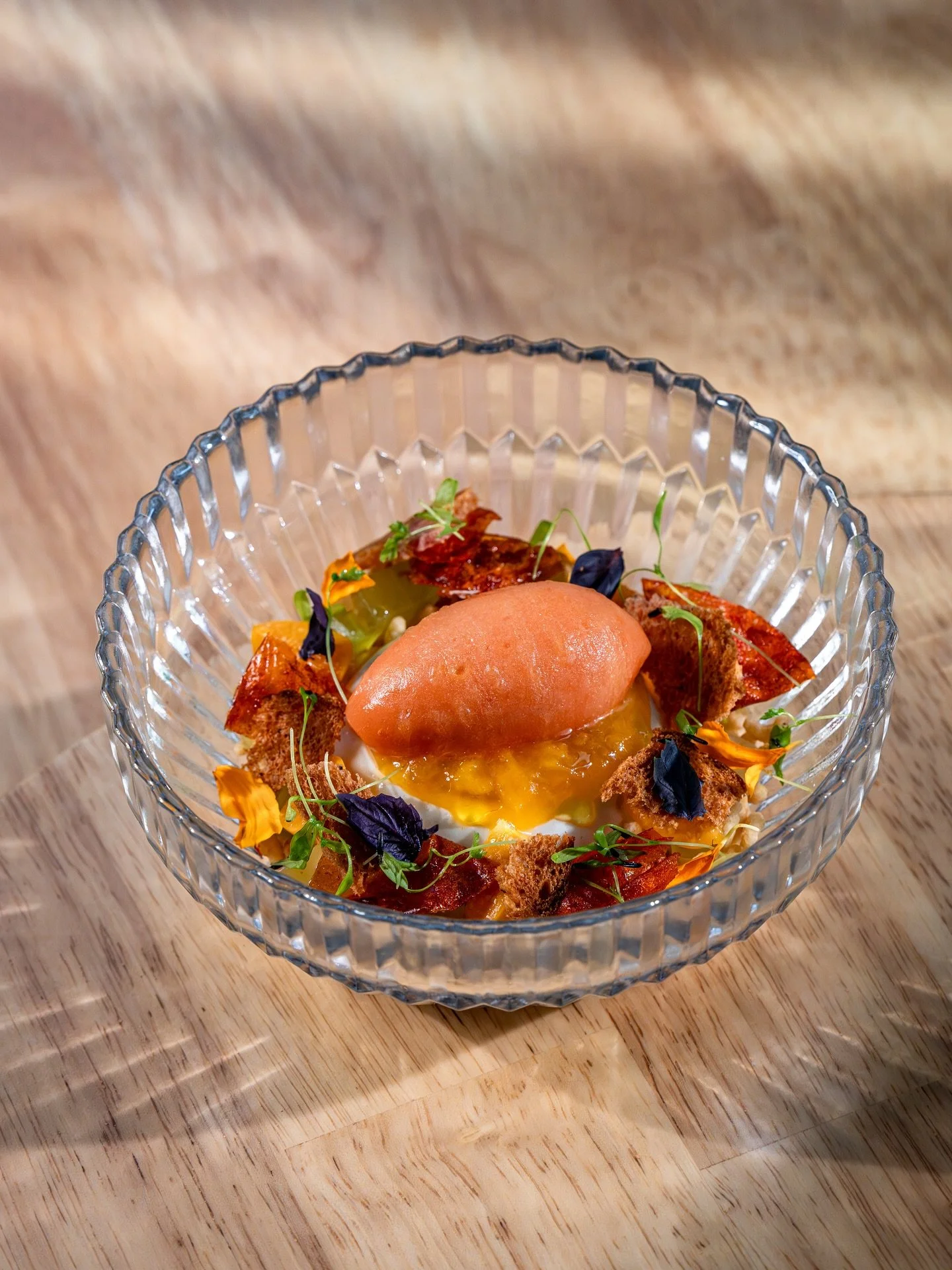 As Moon Rabbit embraces fall flavors, one of our favorite summer desserts is preparing to say goodbye. Tomato | C&agrave; Chua has been a celebration of the season&mdash;vivid, fresh, and full of contrast.

Inspired by one of Chef @susanbae&rsquo;s f