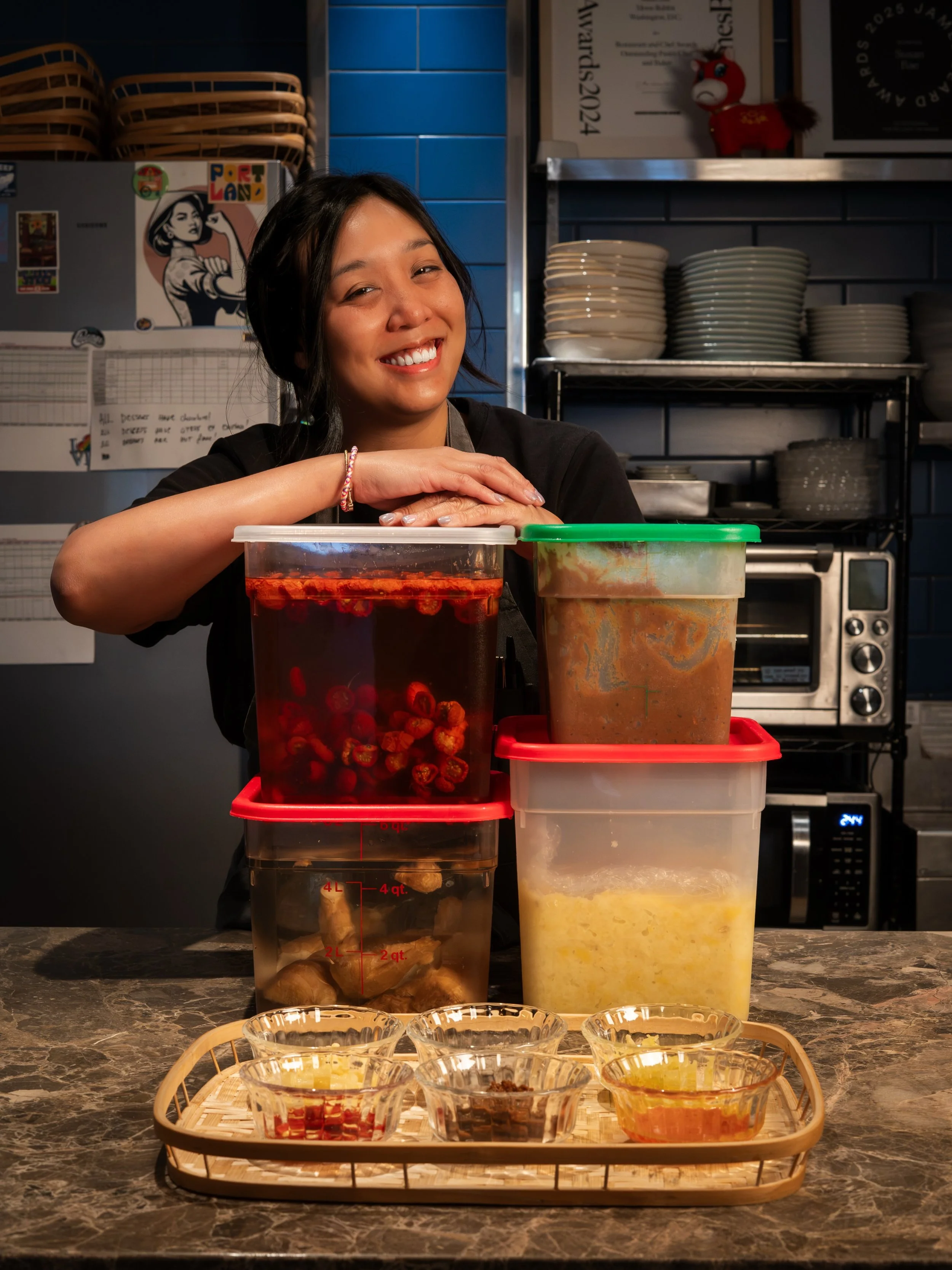 Did you catch our latest reel with Chef @michebui_ talking about some of the fermentation processes happening behind the scenes at Moon Rabbit?

Fermenting, aging, preserving, and transforming ingredients over time allows us to develop deeper layers 