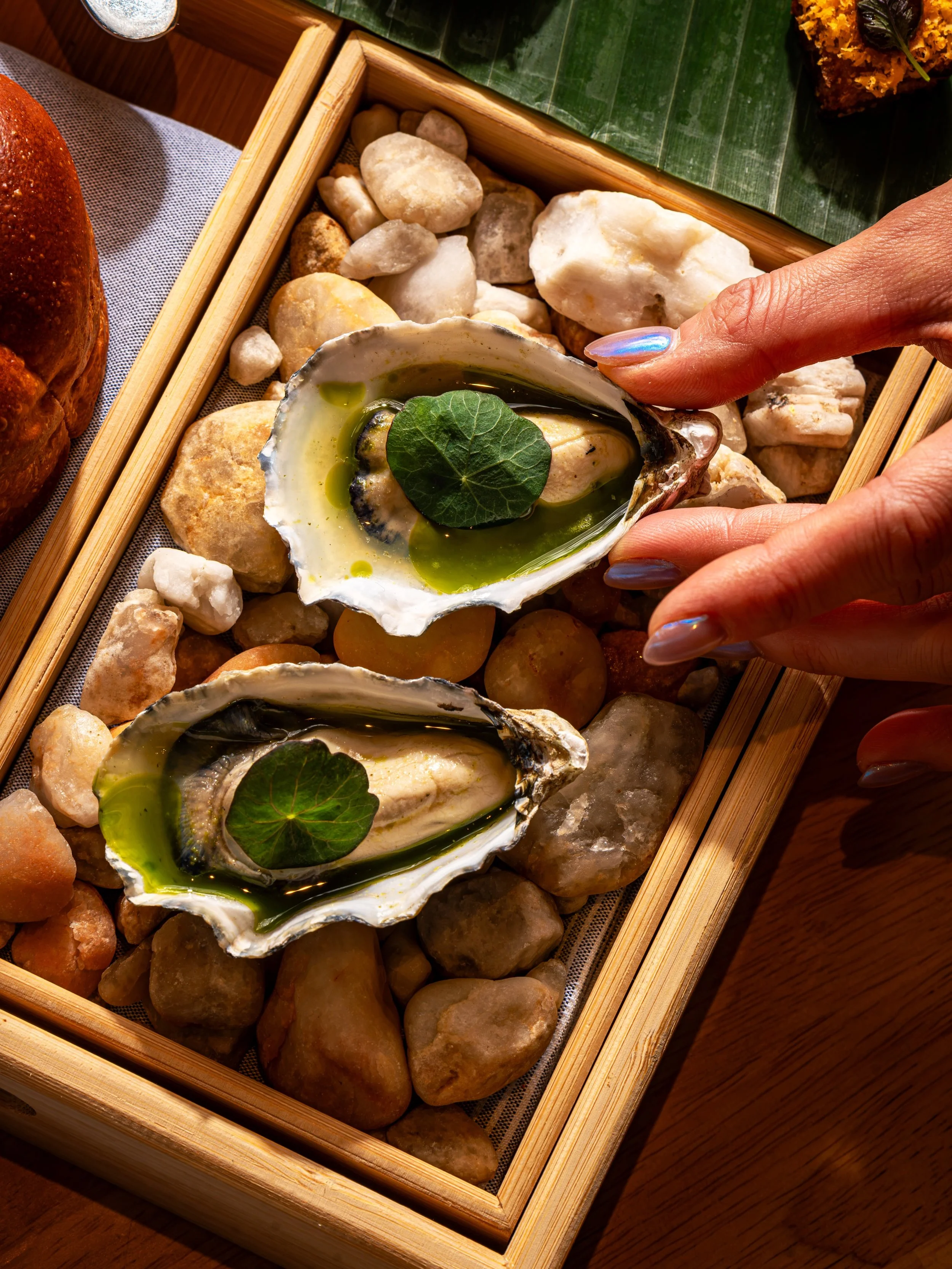 A little taste of the Pacific to begin your Tour. 🦪

Our Pickering Pass oysters from Washington State bring a briny first bite with a delicate cucumber-melon finish. Shucked fresh daily, they&rsquo;re gently steamed using the French mi-cuit techniqu