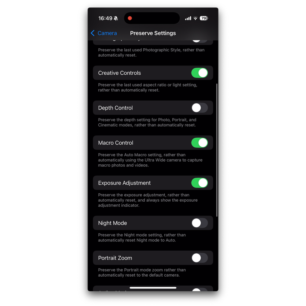 The Right Settings for The Best Photos on the iPhone 16 Pro — Adrien ...