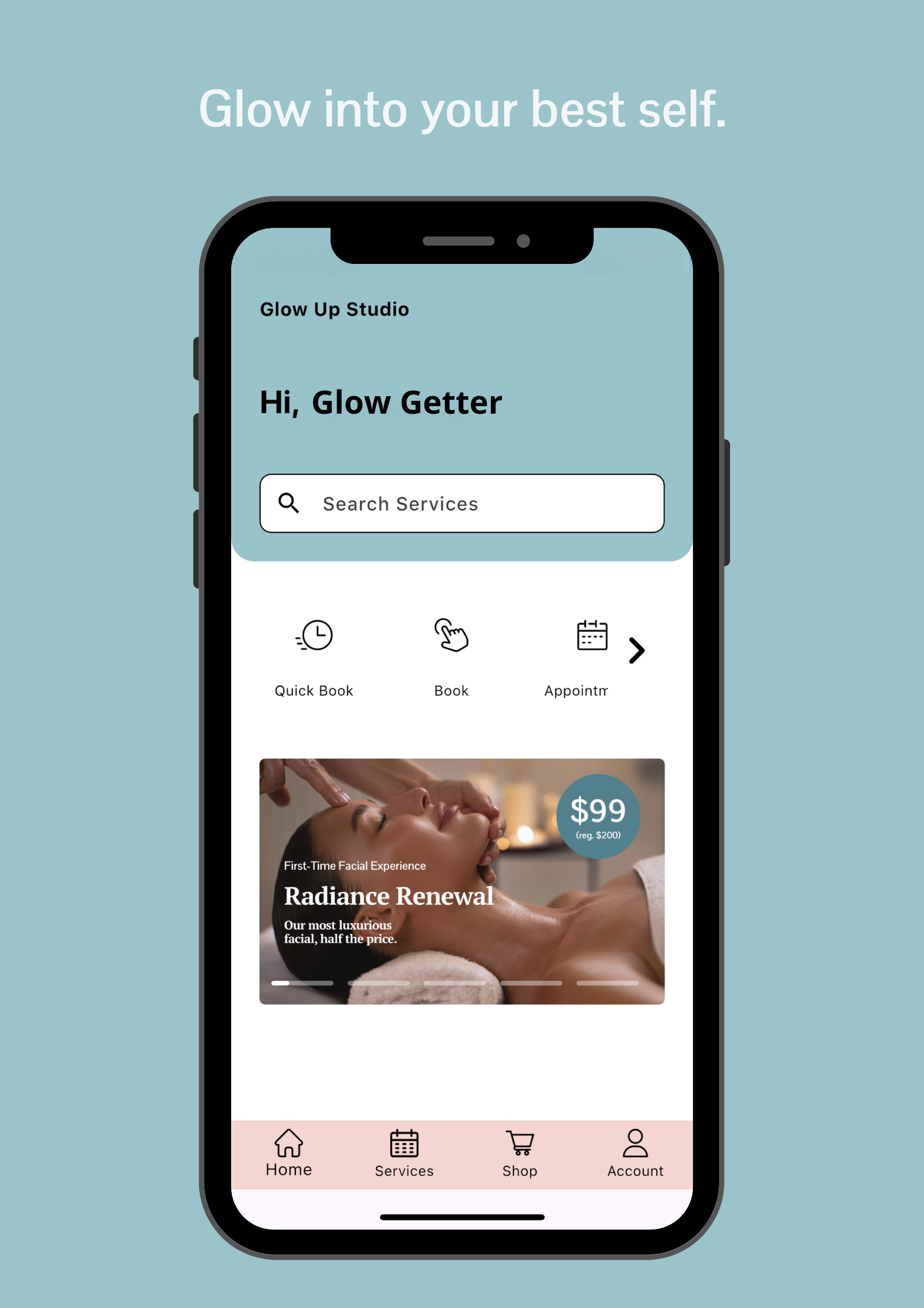 Introducing our Glow Up Studio App! Your Glow, Made Easier ✨