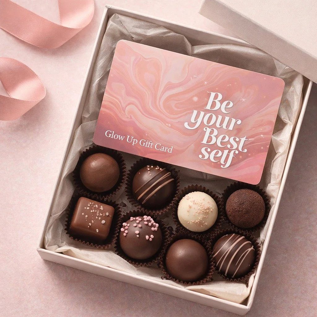 Roses fade. Glow doesn&rsquo;t.

Gift a Glow Up gift card, add a little chocolate, and let them redeem it for the Heartbreaker Facial, a lash lift, brow lam&hellip; or just a peaceful seat in this chair. Now that&rsquo;s a perfect Valentine&rsquo;s g