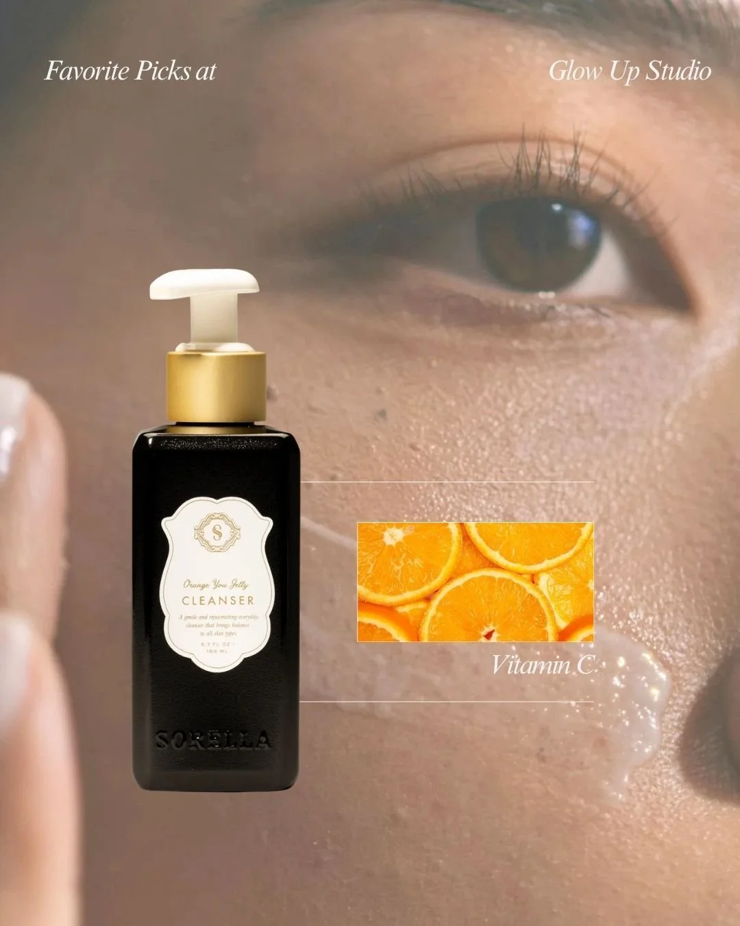 Meet one of our favorite Vitamin C picks this month 🍊

The Orange You Jelly Cleanser by @sorellaapothecary is a client favorite for a reason. It gently cleanses your skin while delivering antioxidant support. Plus, it's lash-extension safe, so our l