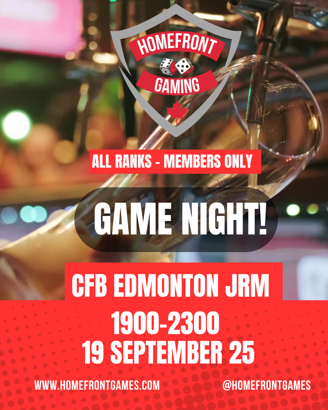 CFB Edmonton JRM Board Game Night
