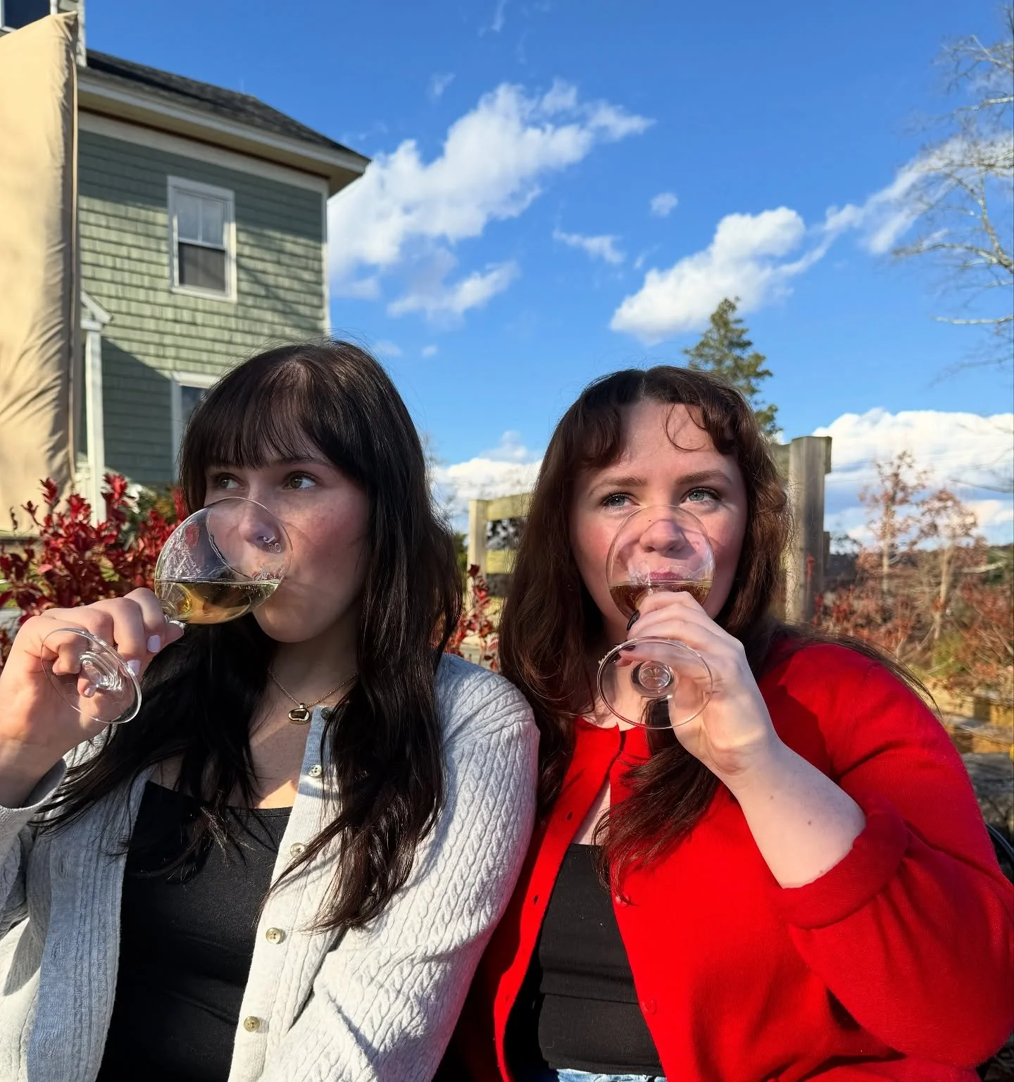 🍷 with @kayley.henderson and @jcksnjames