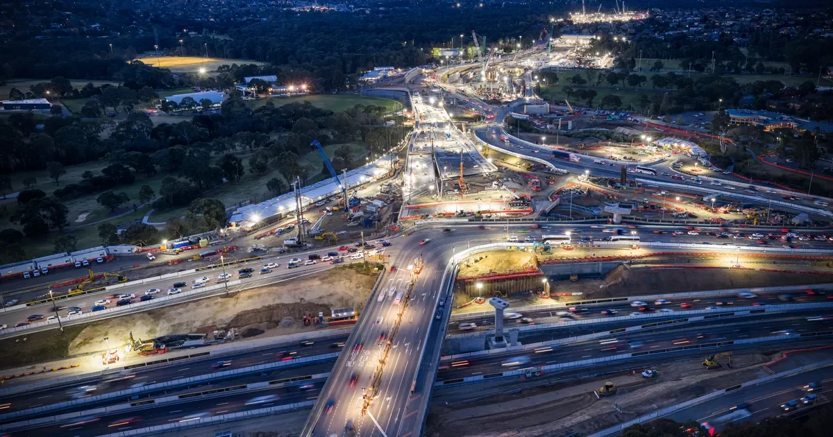 Eastern Freeway - Burke to Tram
 Bulleen, VIC 