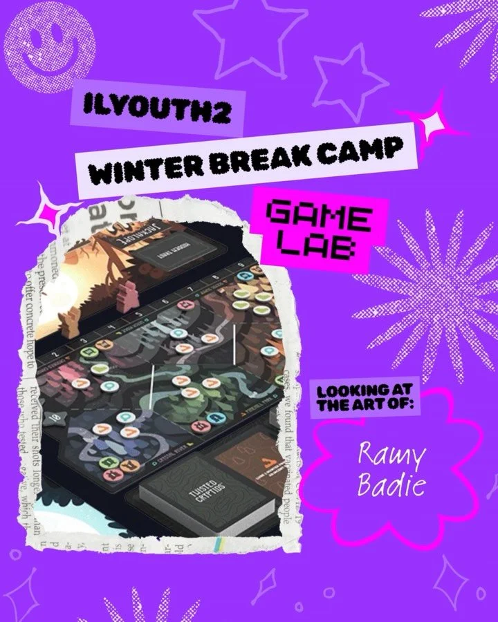 🎲🃏♟️👾 In Game Lab we&rsquo;ll learn what it takes to design a tabletop game, looking at Ramy Badie&rsquo;s game Twisted Cryptids as an example! We&rsquo;ll talk about the different kinds of games (board, card, dice, co-op, etc), think through game