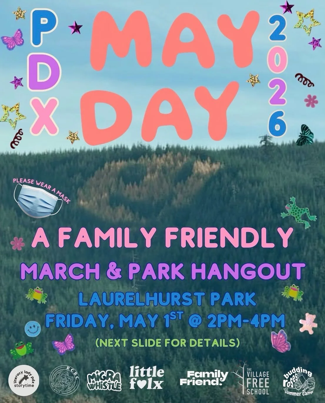 Come hang with us on MAY DAY, this Friday, May 1st, 2-4pm at Laurelhurst Park for this family-friendly march, park hangout, storytime, and time to connect with community. We&rsquo;ll have some ILYouth2 folks there (at the march end-point, near the pl