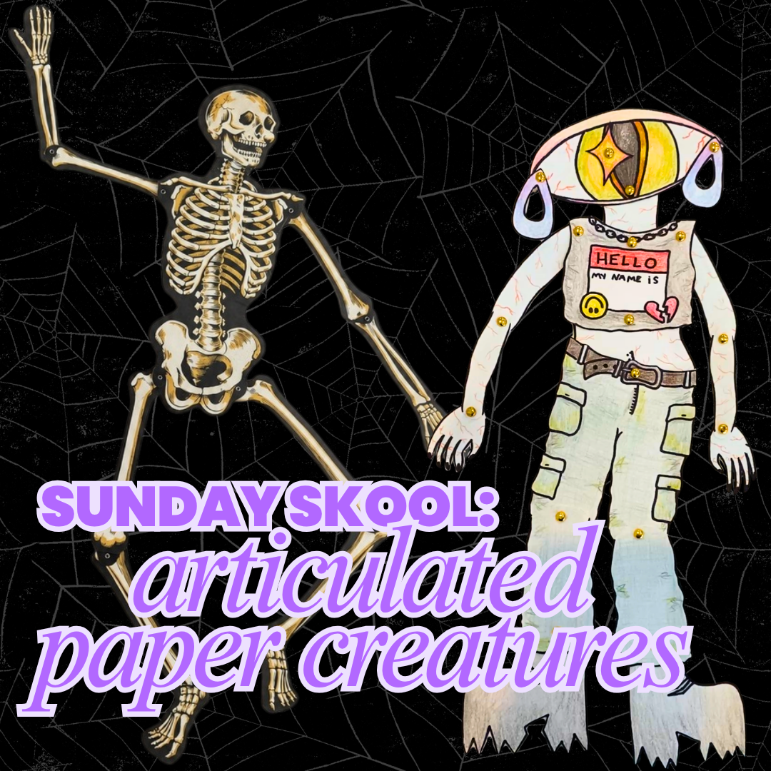 Sunday Skool: Articulated Paper Creatures