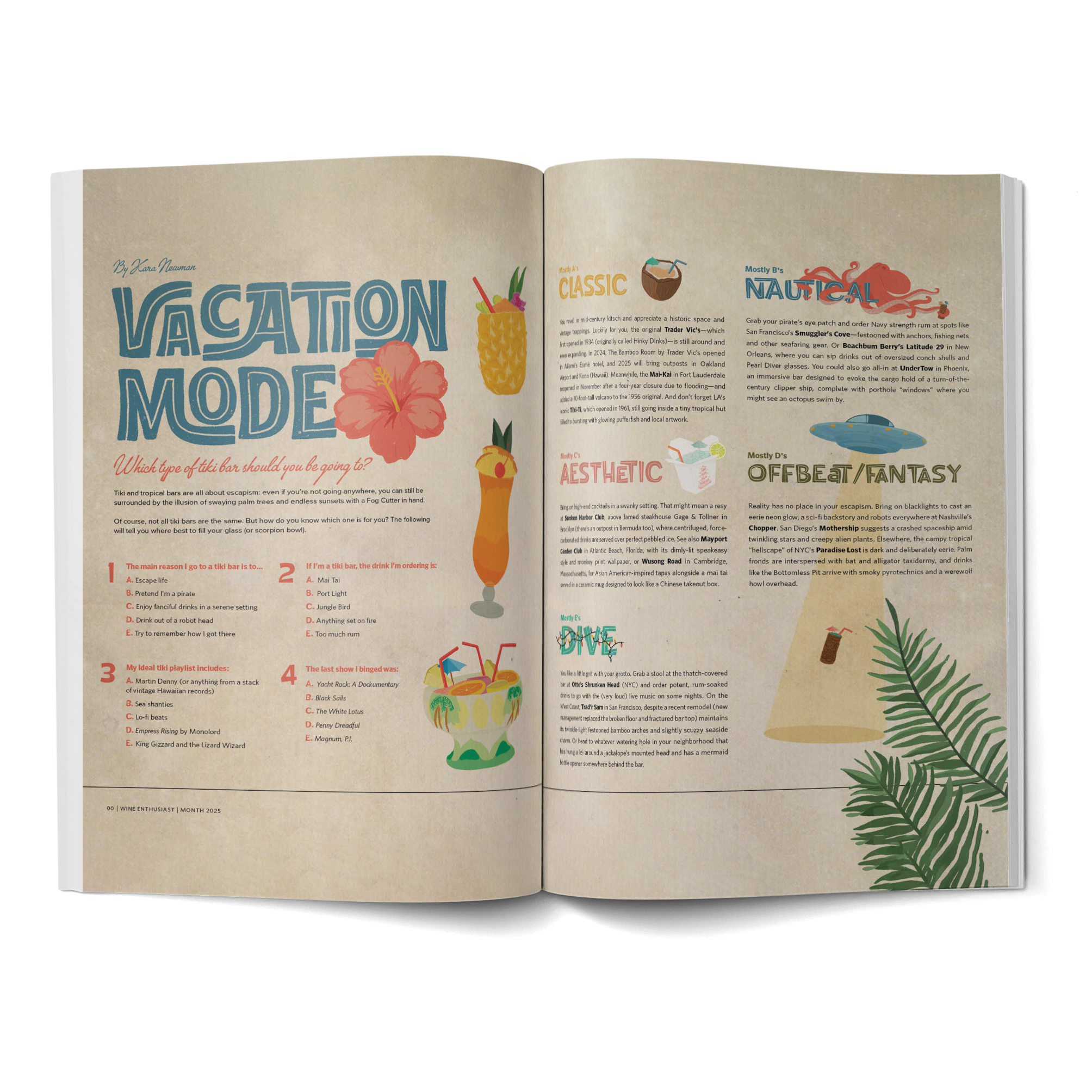 Illustration + Editorial. Wine Enthusiast