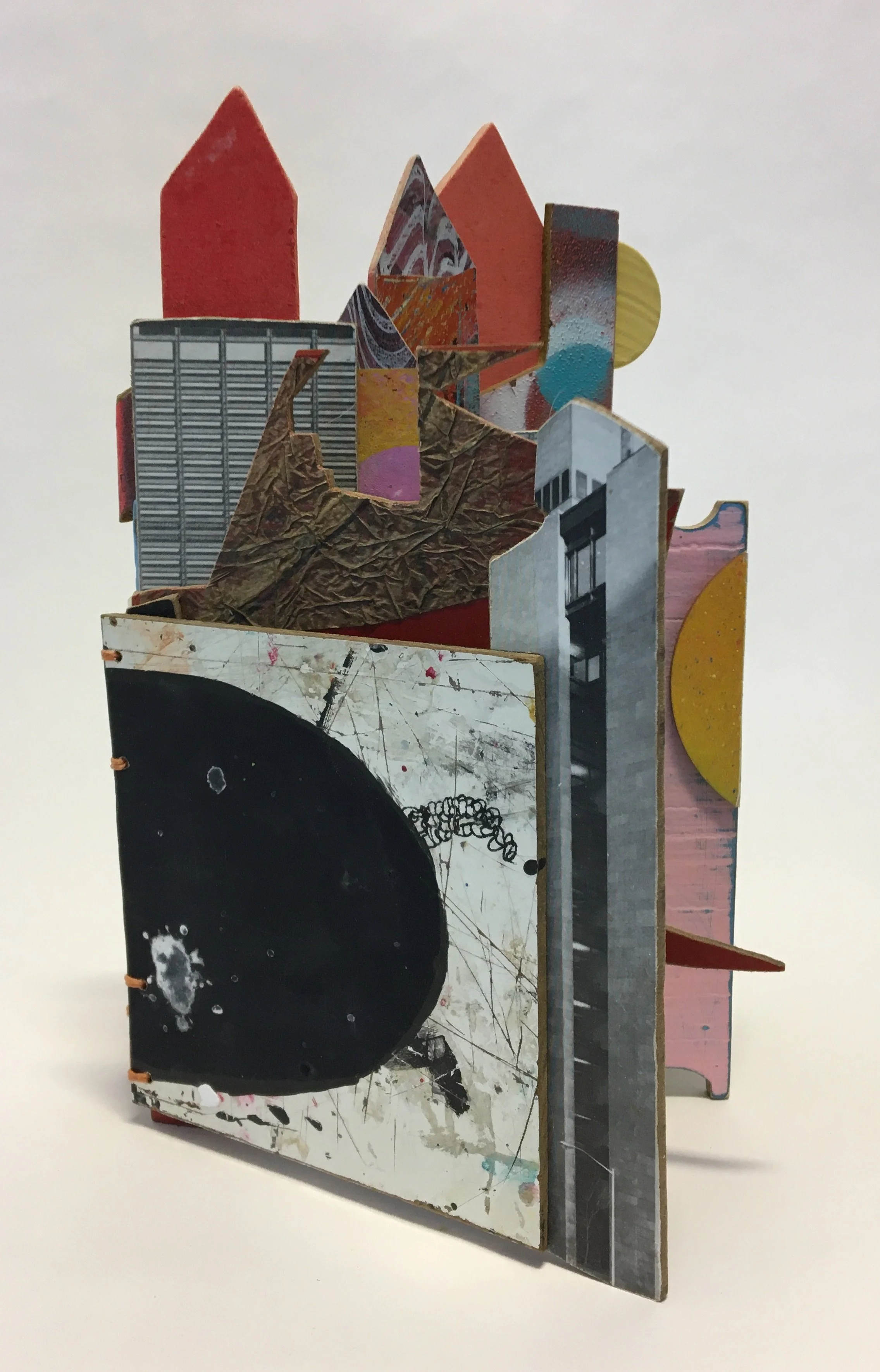 Book of Buildings, 2022, 12 x 6 x 1.5 inches (when book is closed)