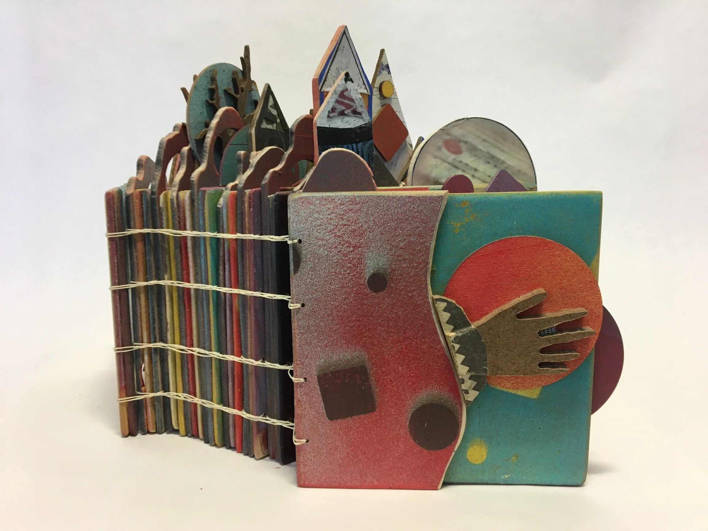 Jupiter in Our Sky, 2022, 8 x 6 x 6 inches (when book is closed)
