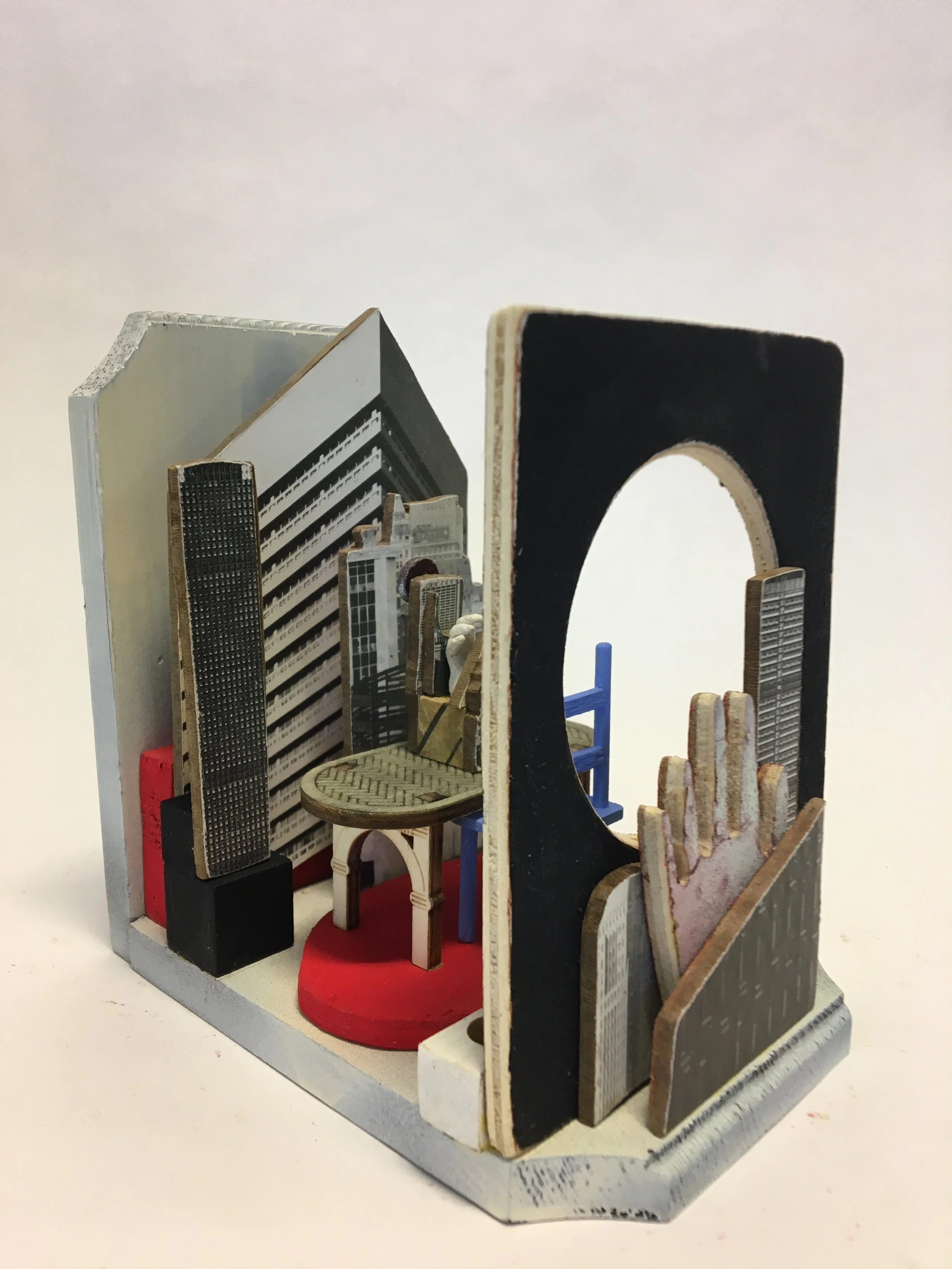 Peephole Portal, 2022, 7 x 5 x 9 inches