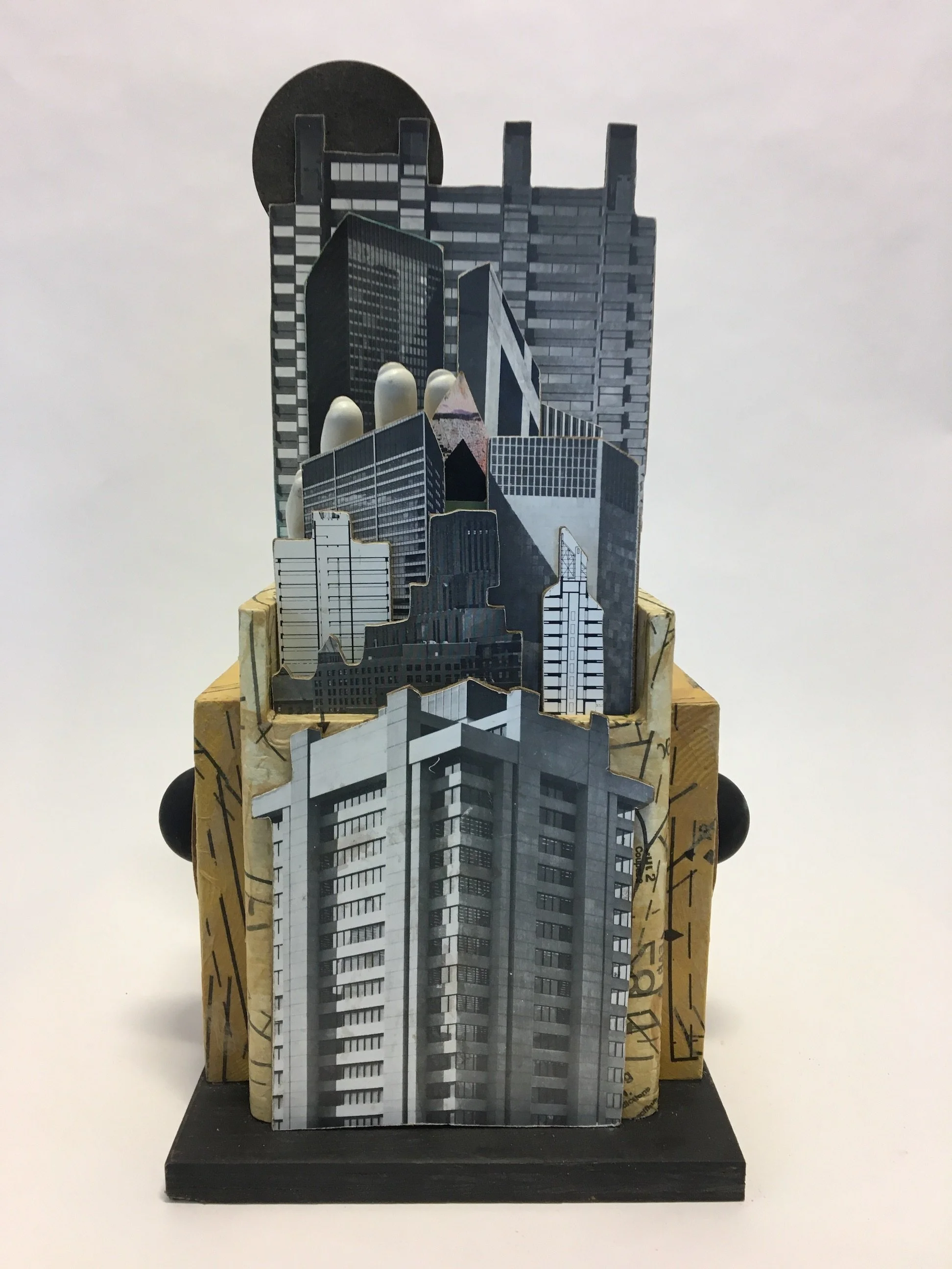 City Slices, 2022, 12 x 6 x 6 inches