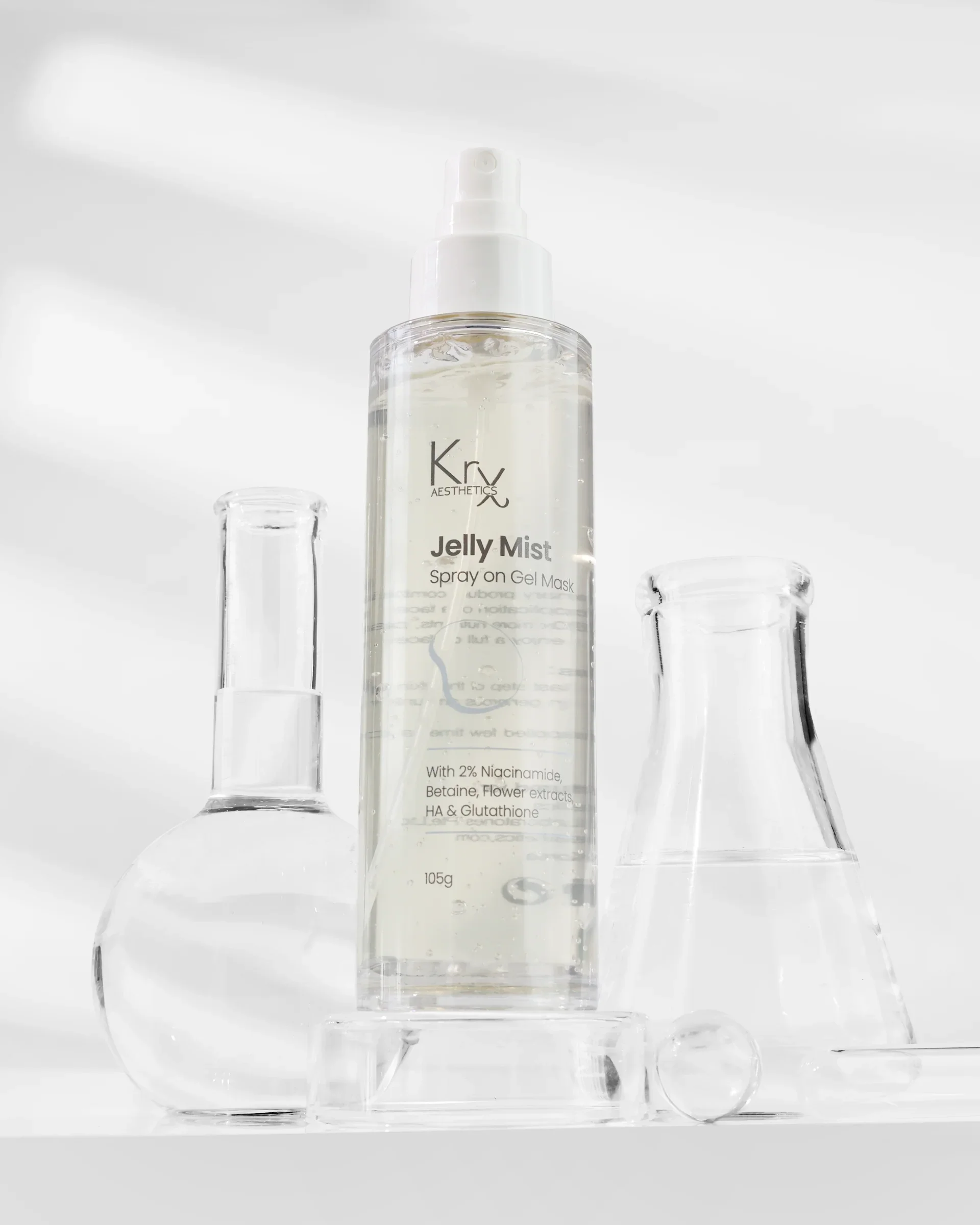 Jelly Mist Spray on Mask