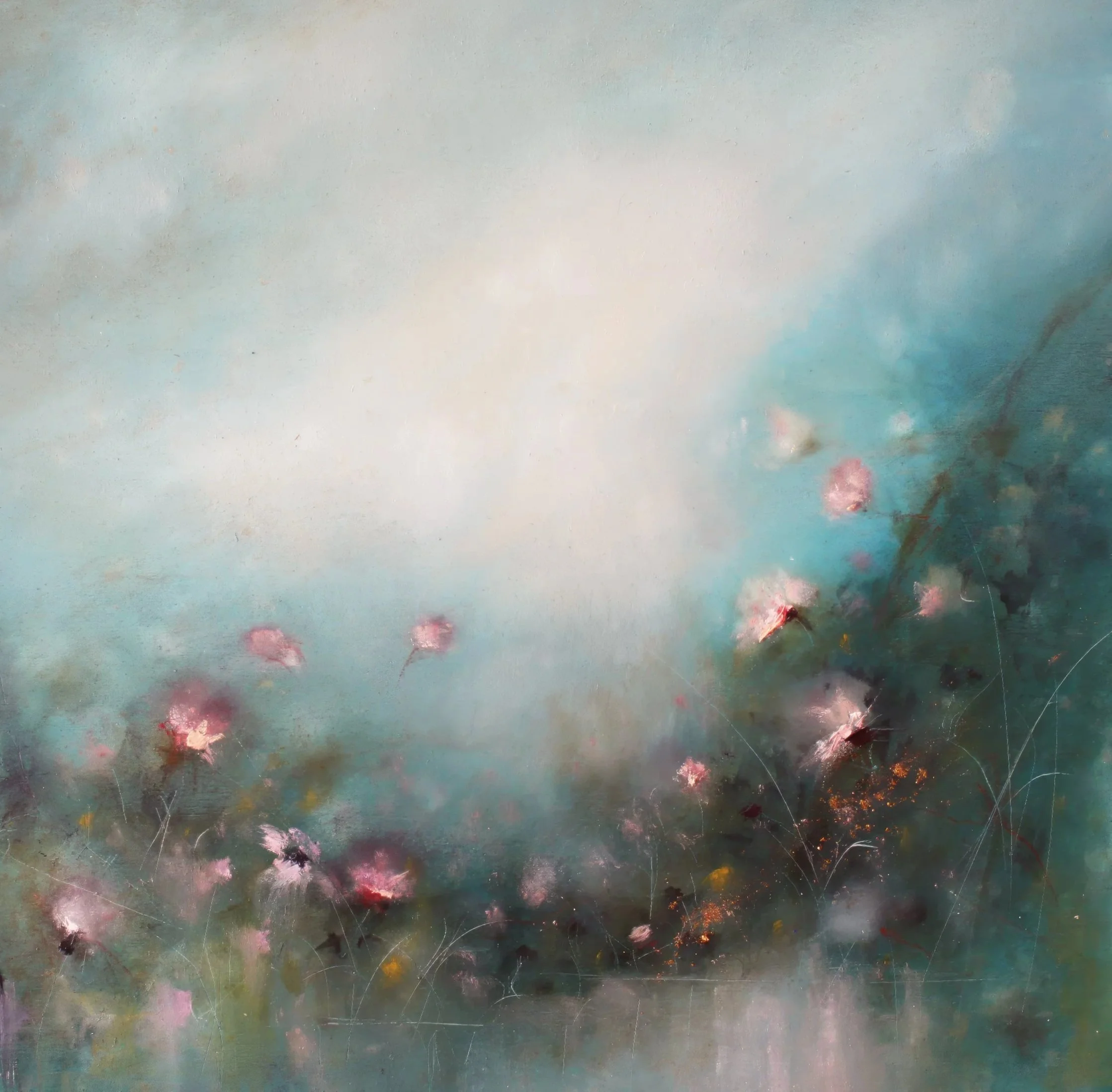 Floral Oil on Canvas