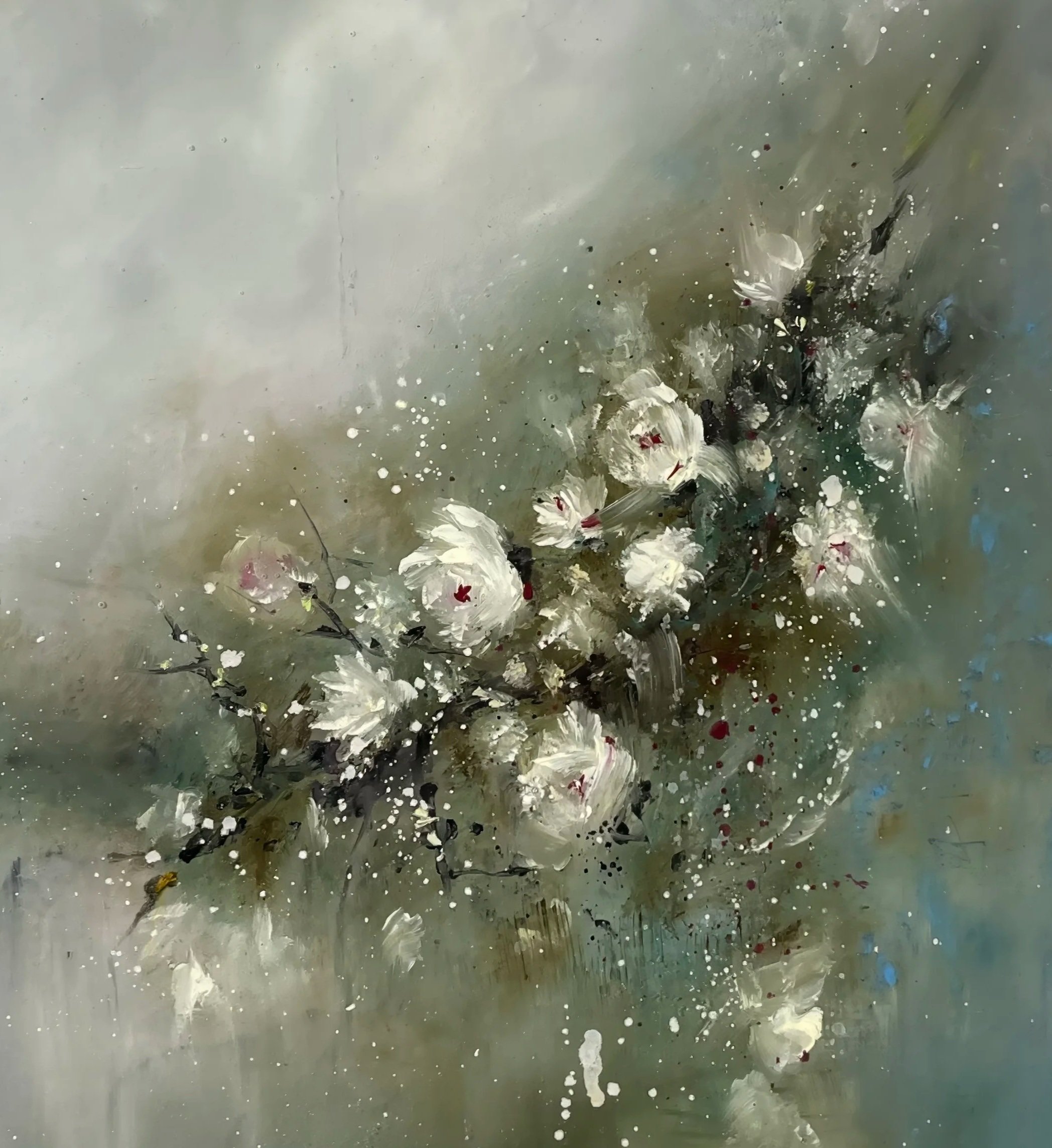 Floral Oil on Canvas