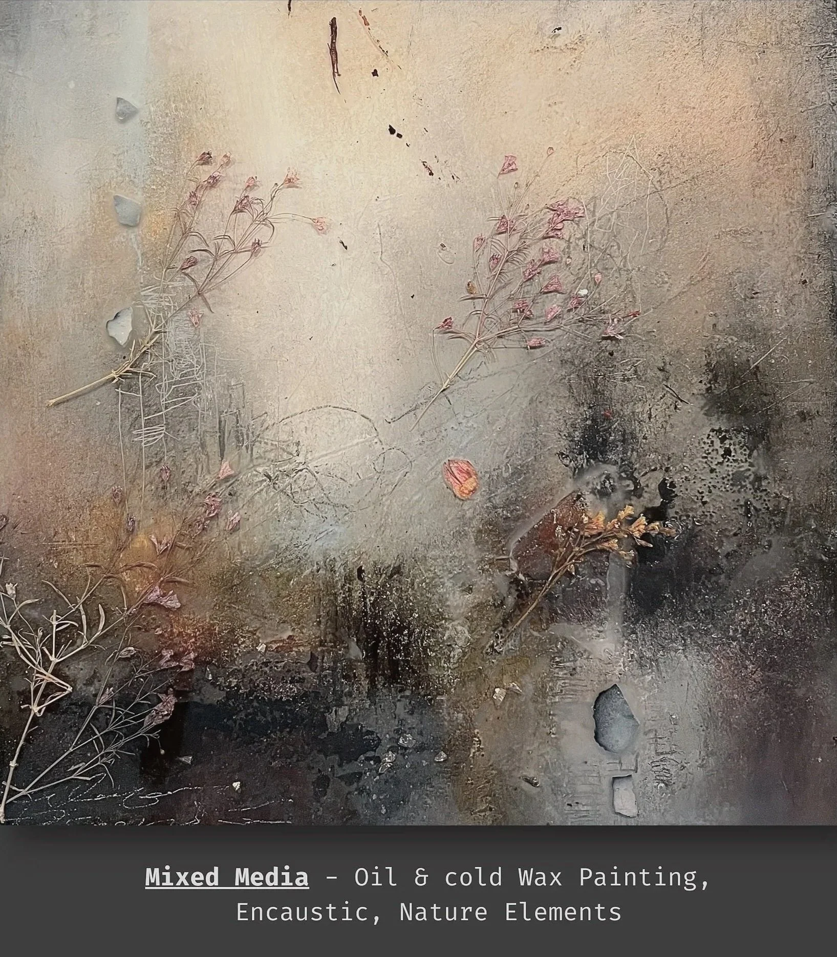 Mixed Media - Painting, Encaustic & Nature