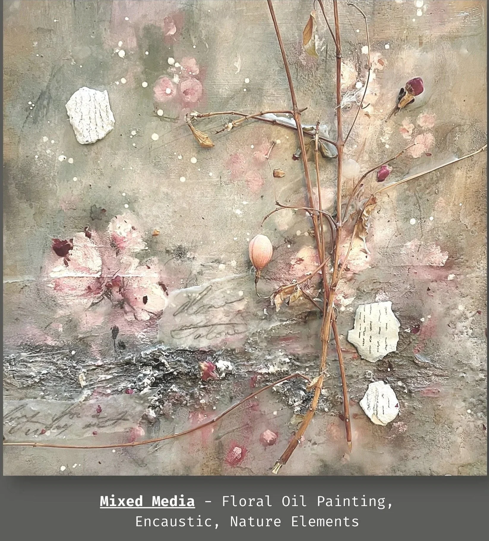 Mixed Media - Painting, Encaustic & Nature