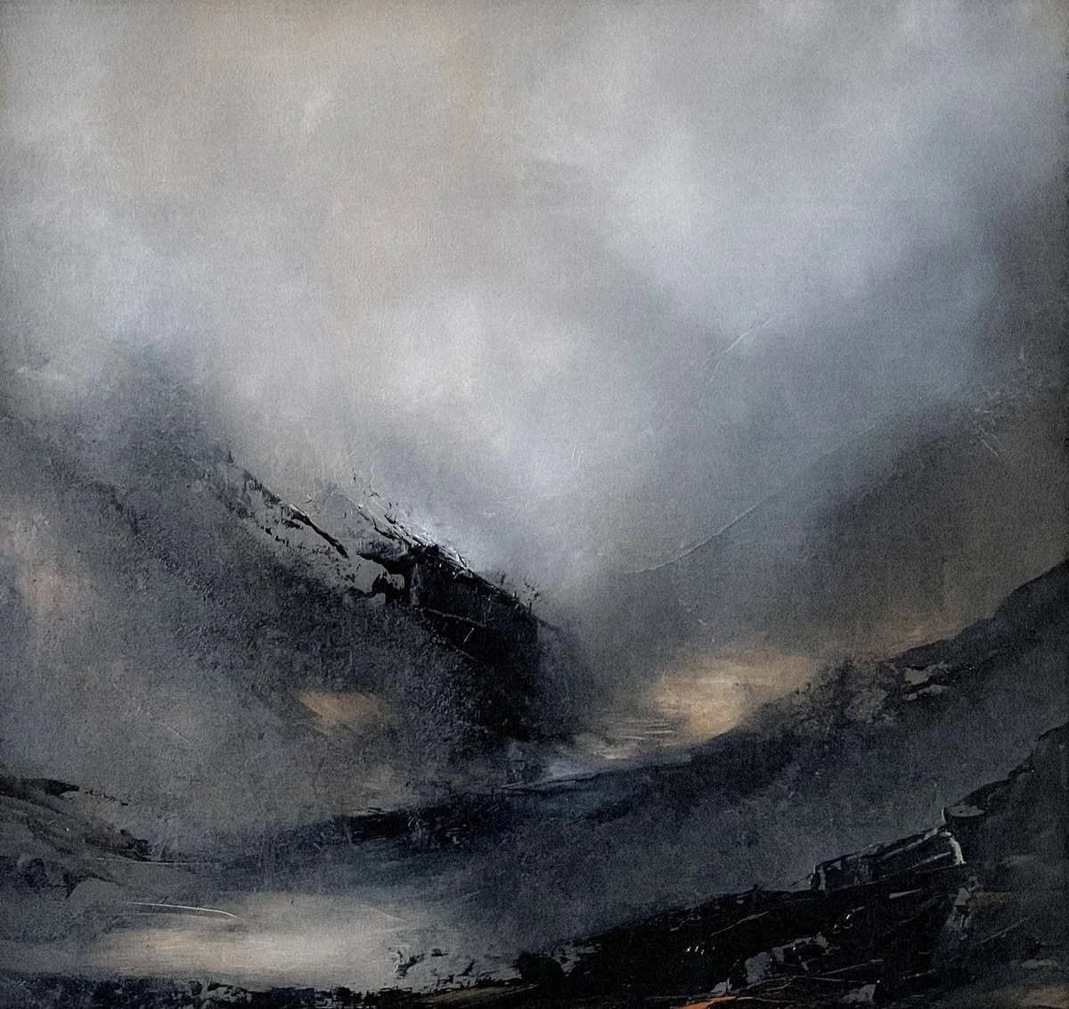 Mountain Cross - Oil on Wood 30x30 cm
$335.00