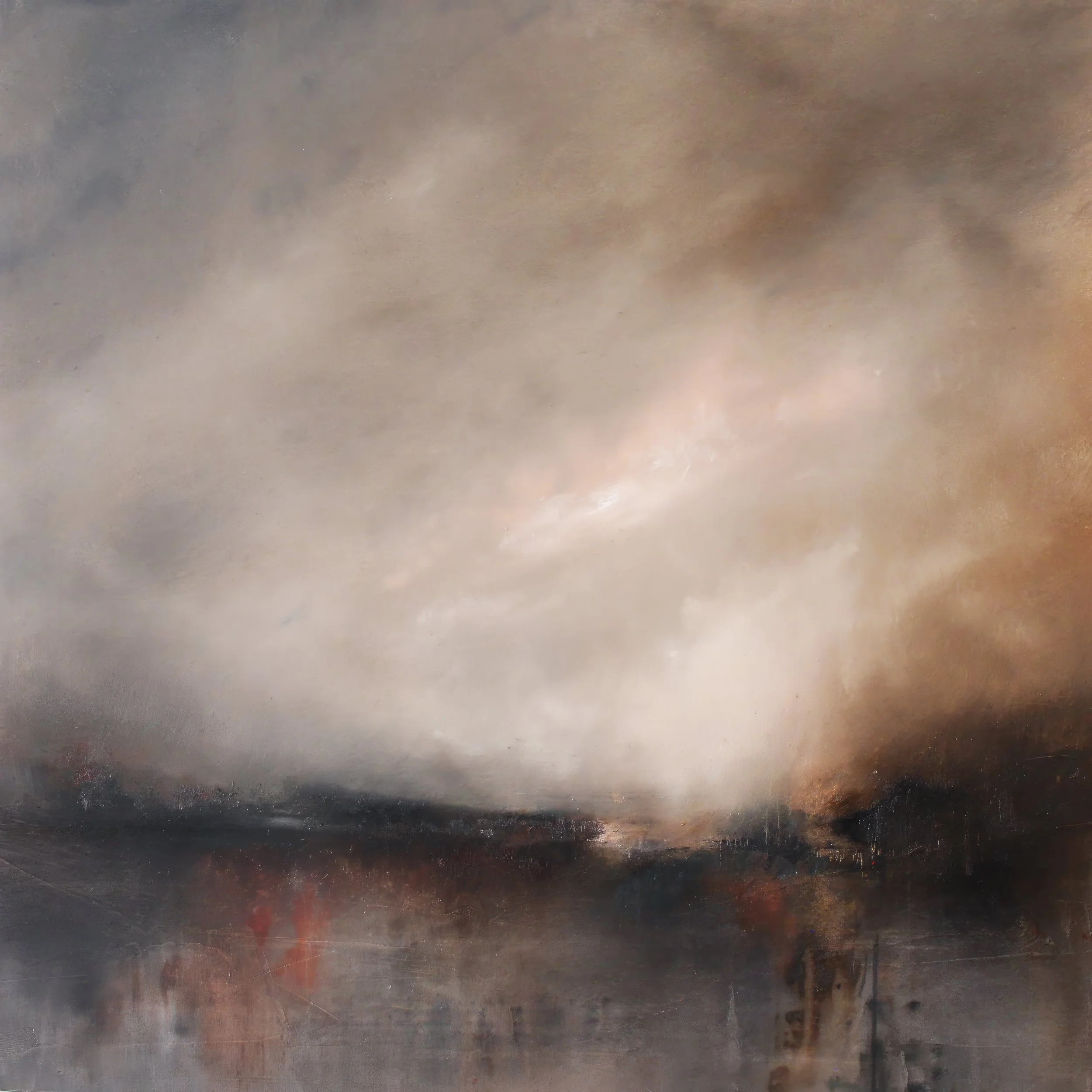 "Pacify" Abstract Oil Painting