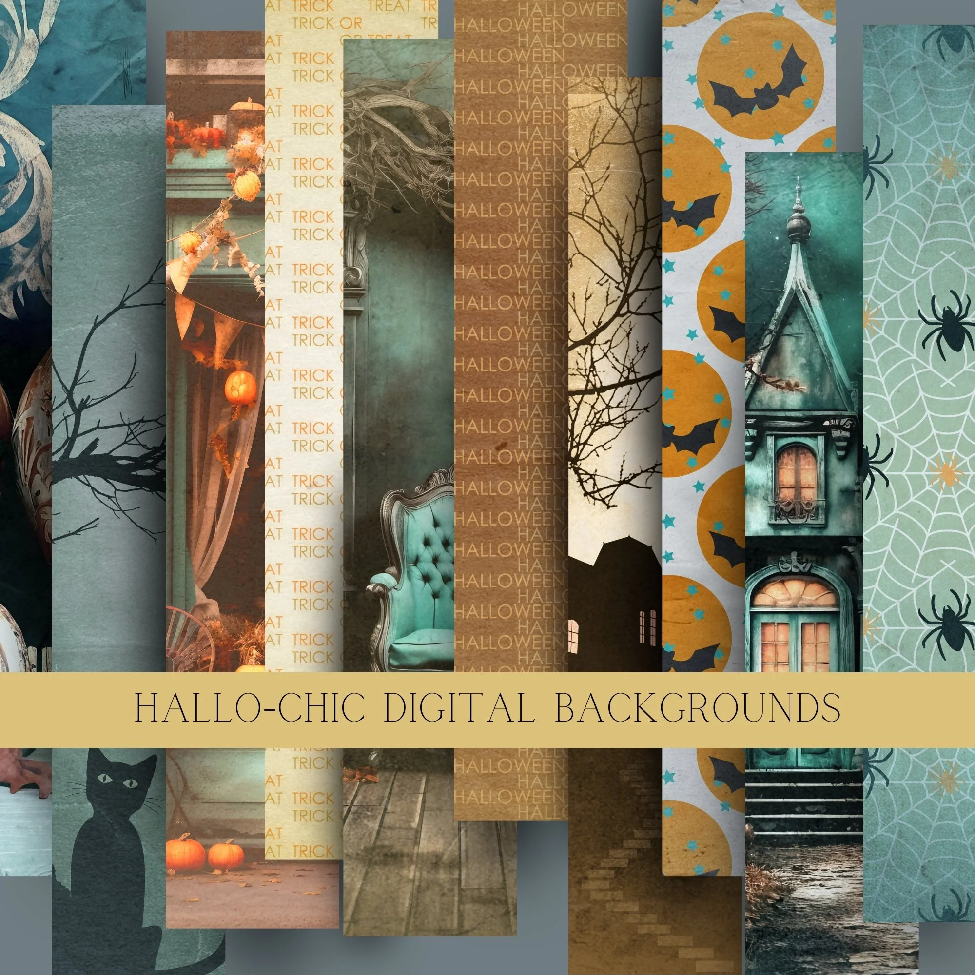 Halloween digital backgrounds