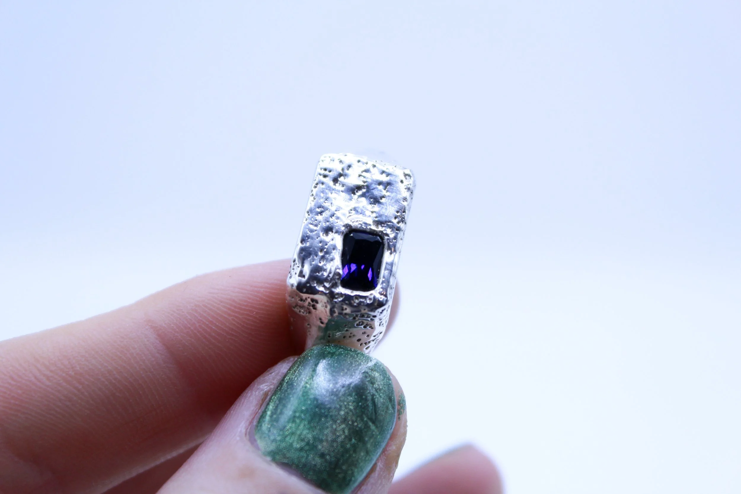 Midnight Sapphire Signet