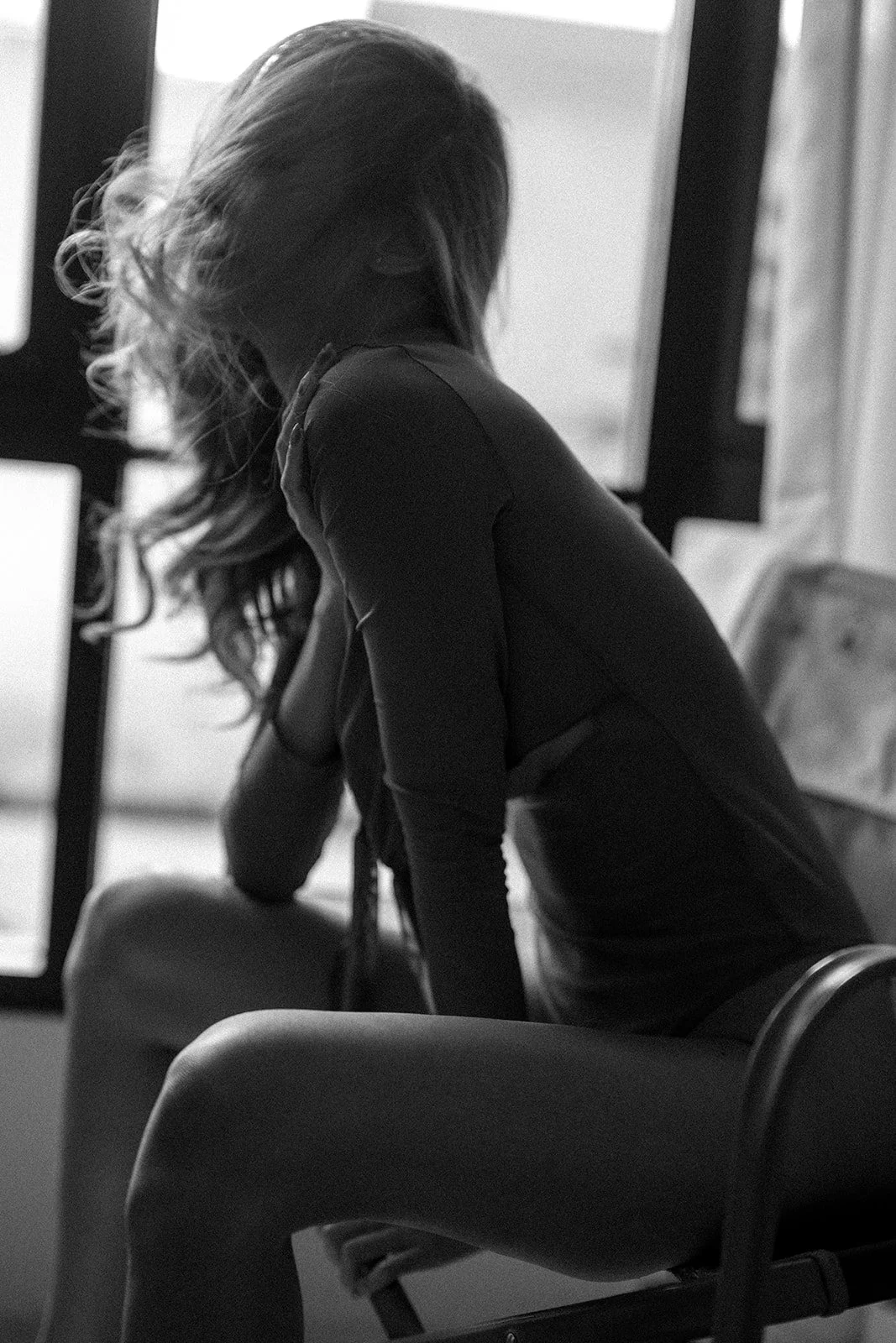 Editorial-style boudoir photography in Hong Kong, featuring high-end designer lingerie curated by Maison Kali